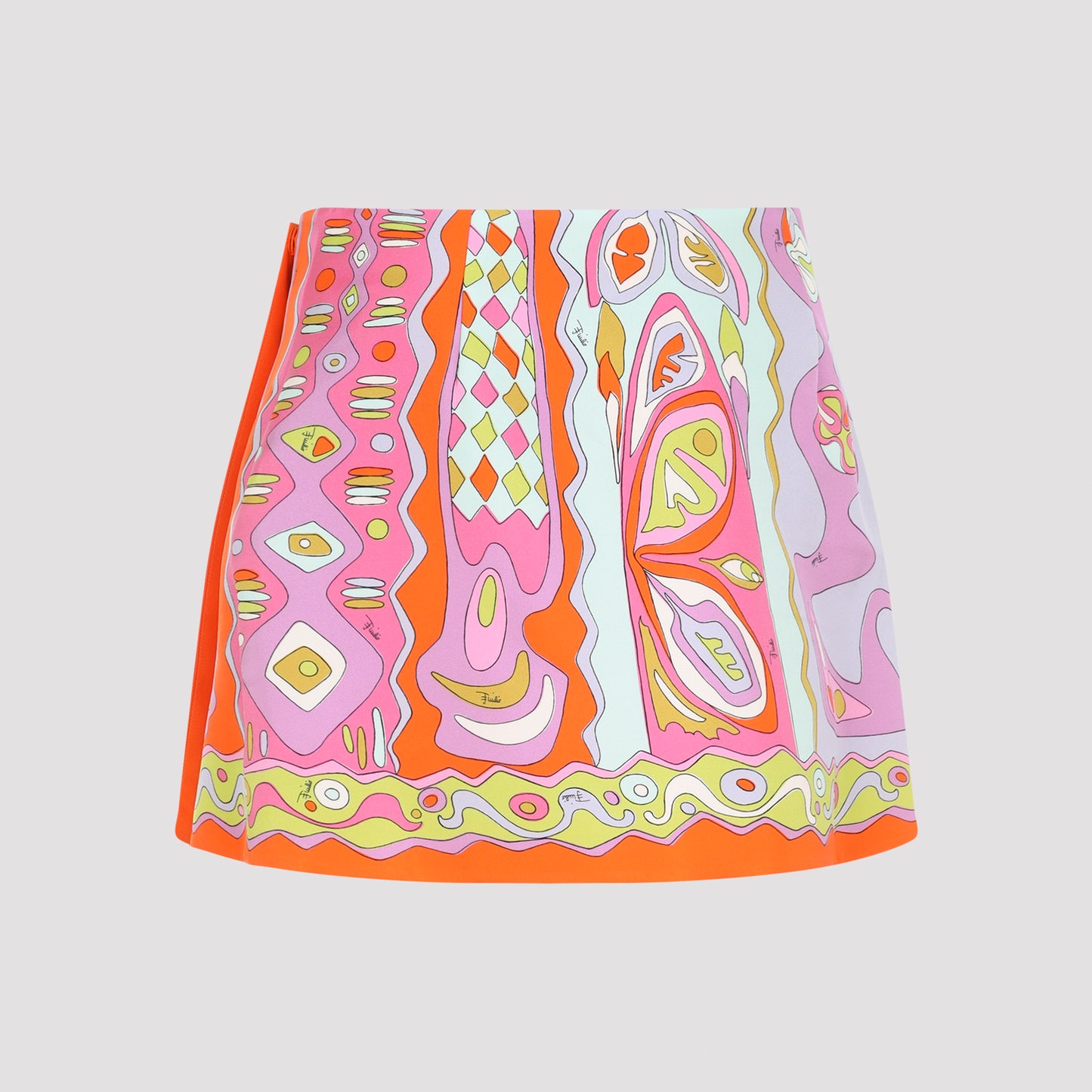 Pucci Silk Twill Skirt Women PUCCI