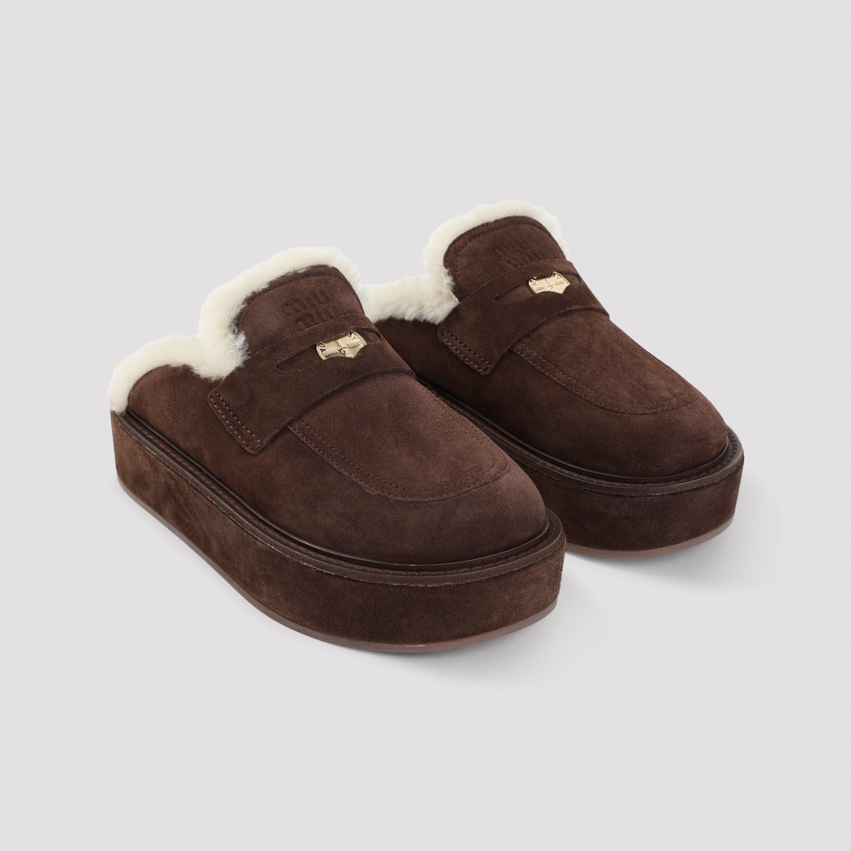 Miu Miu Suede Sabot Women MIU MIU