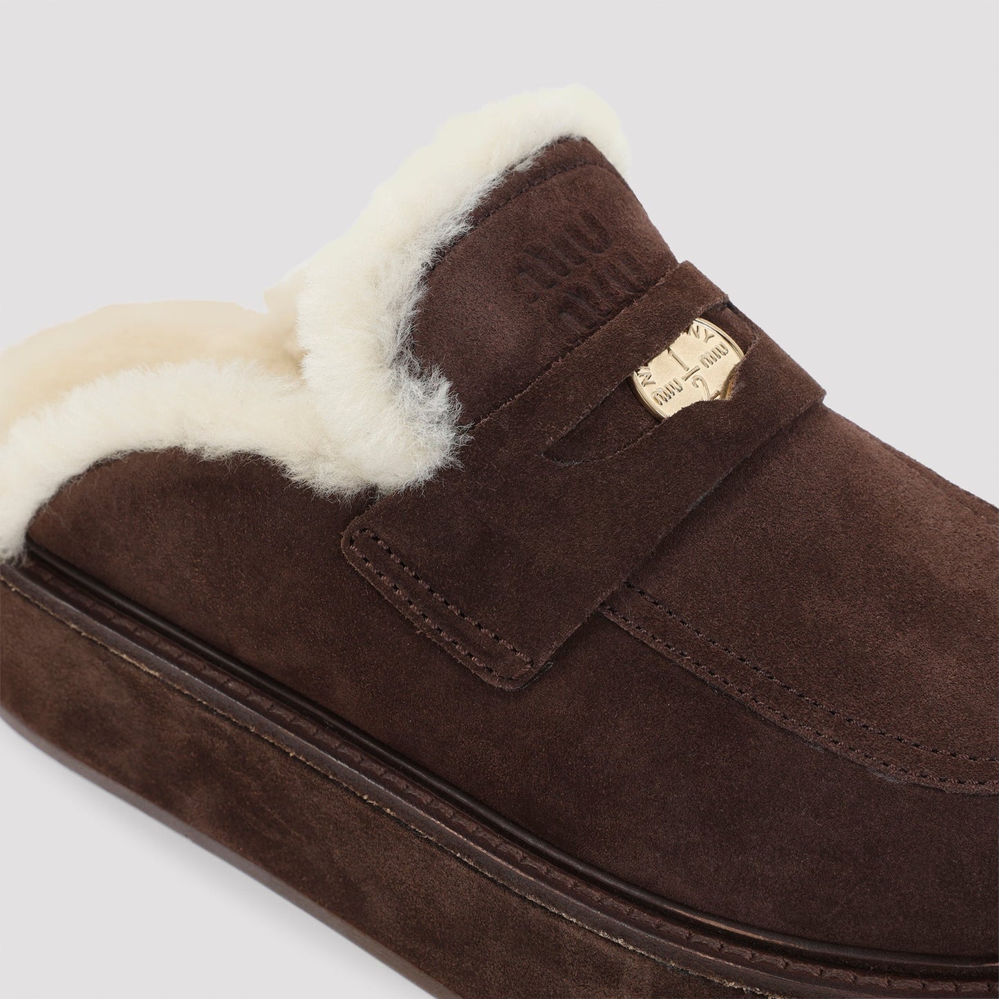 Miu Miu Suede Sabot Women MIU MIU