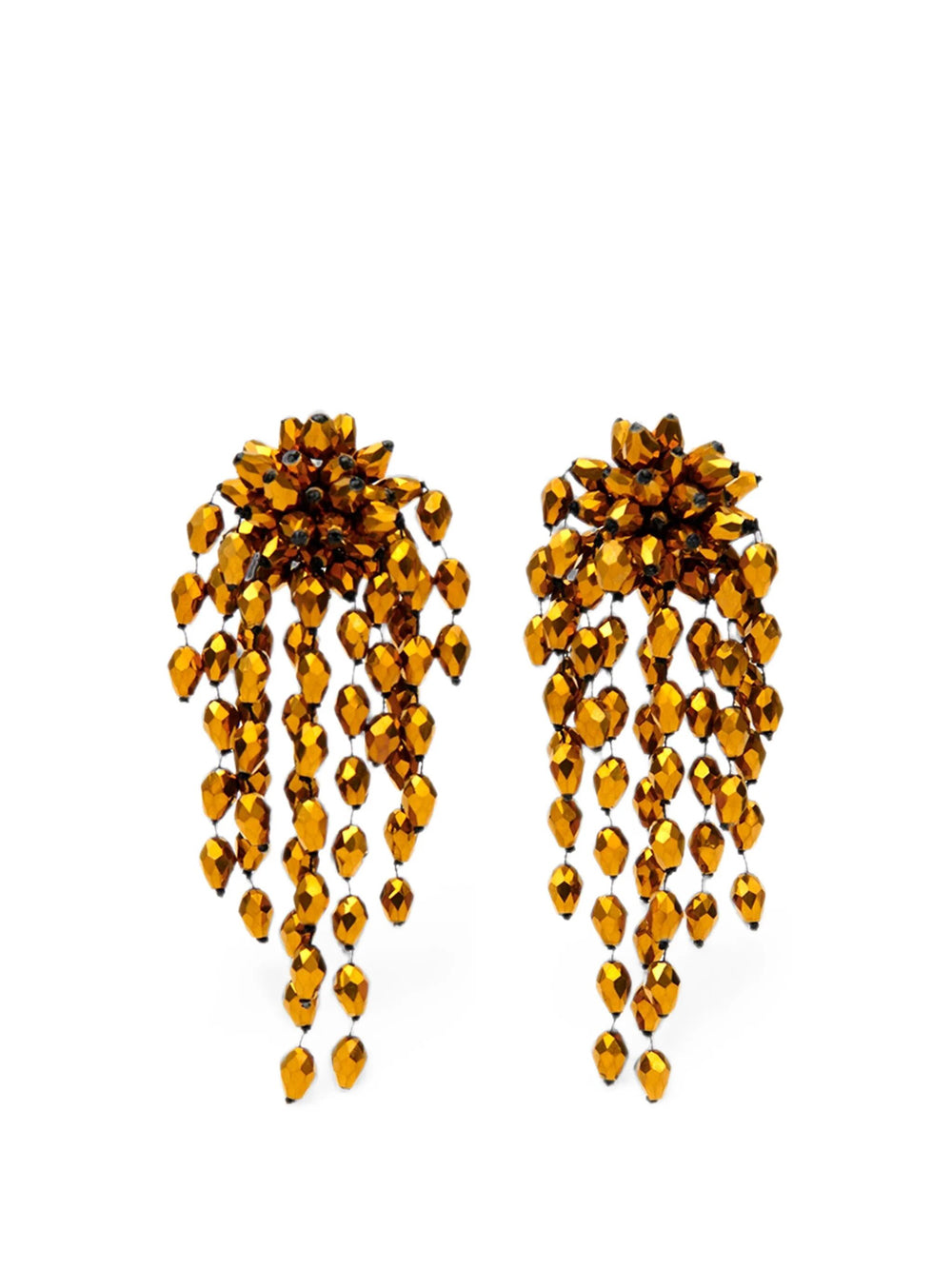 Isabel Marant Women Hanabi Beaded Pendant Clip Earrings ISABEL MARANT
