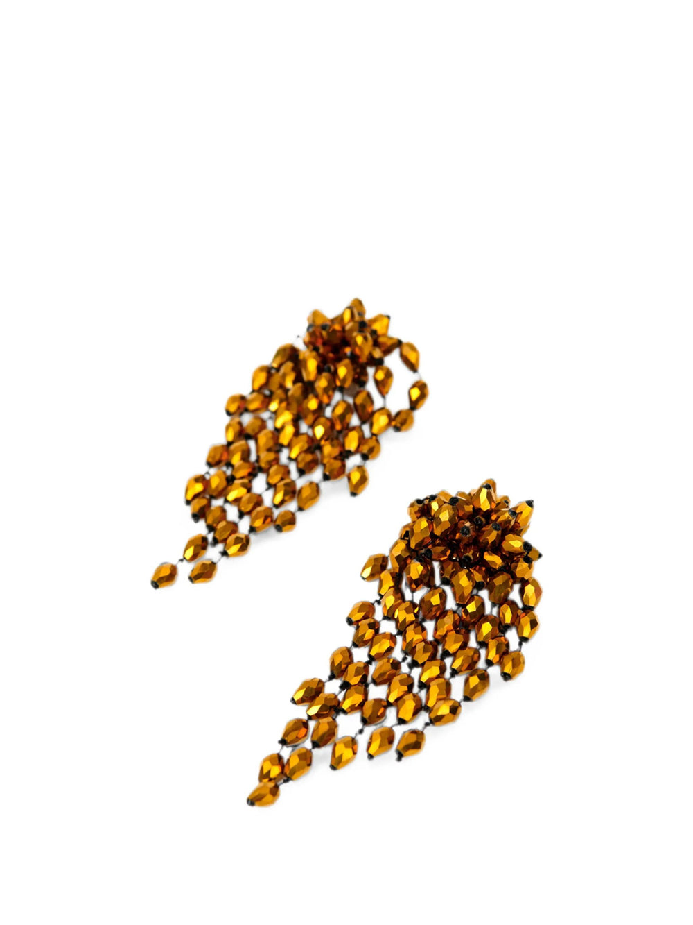 Isabel Marant Women Hanabi Beaded Pendant Clip Earrings ISABEL MARANT