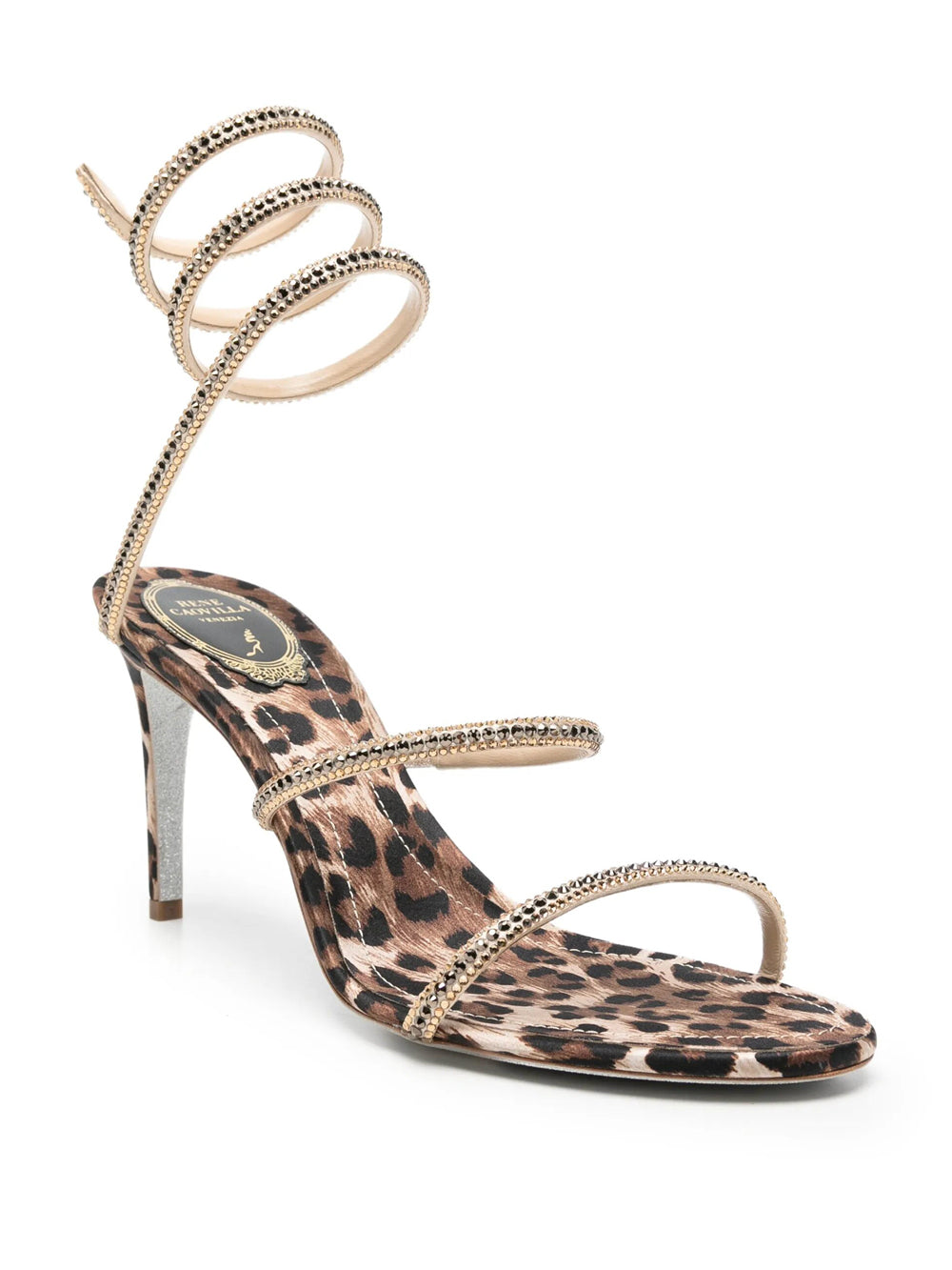 Rene Caovilla Women Sandali Cleo Animalier 80 RENE CAOVILLA