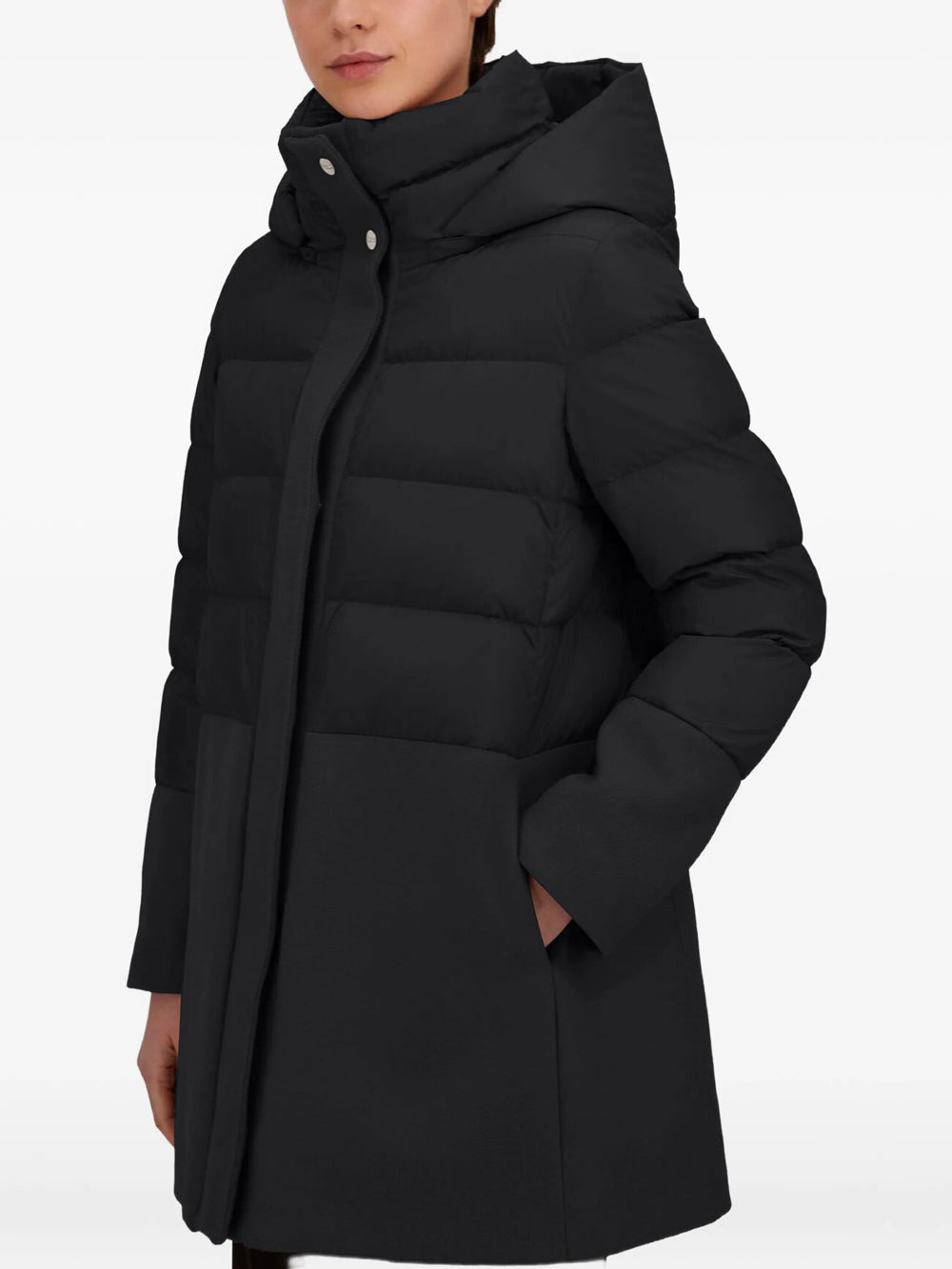 Herno Women Piumino A-Shape Con Pannelli HERNO