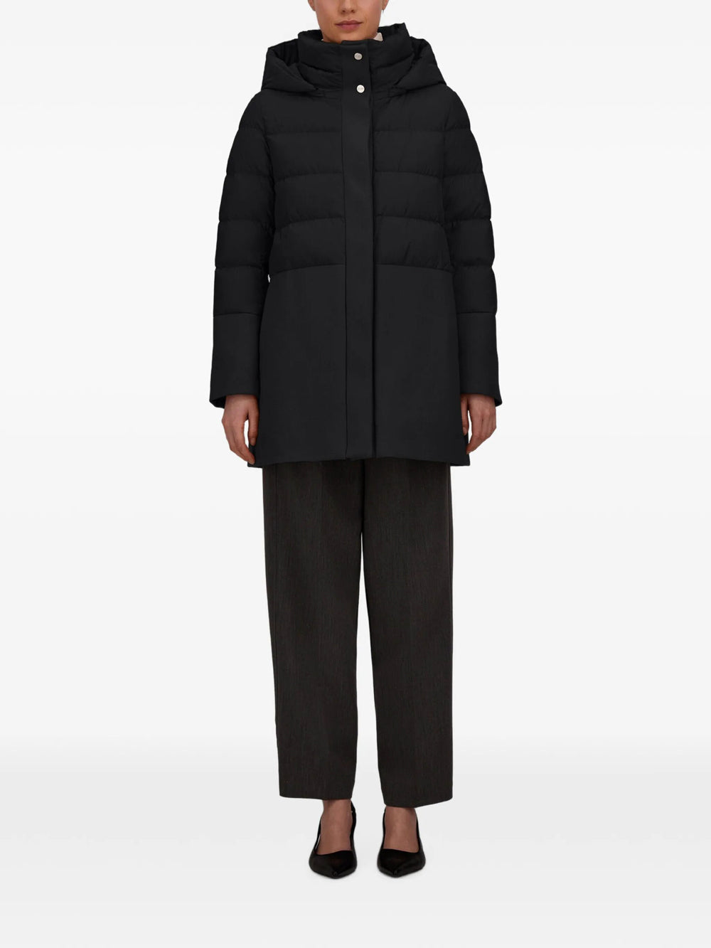 Herno Women Piumino A-Shape Con Pannelli HERNO