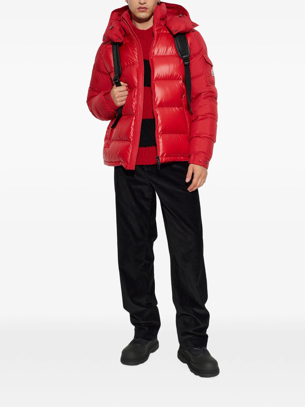 Moncler Men Piumino Corto Moncler Maya Con Cappuccio MONCLER
