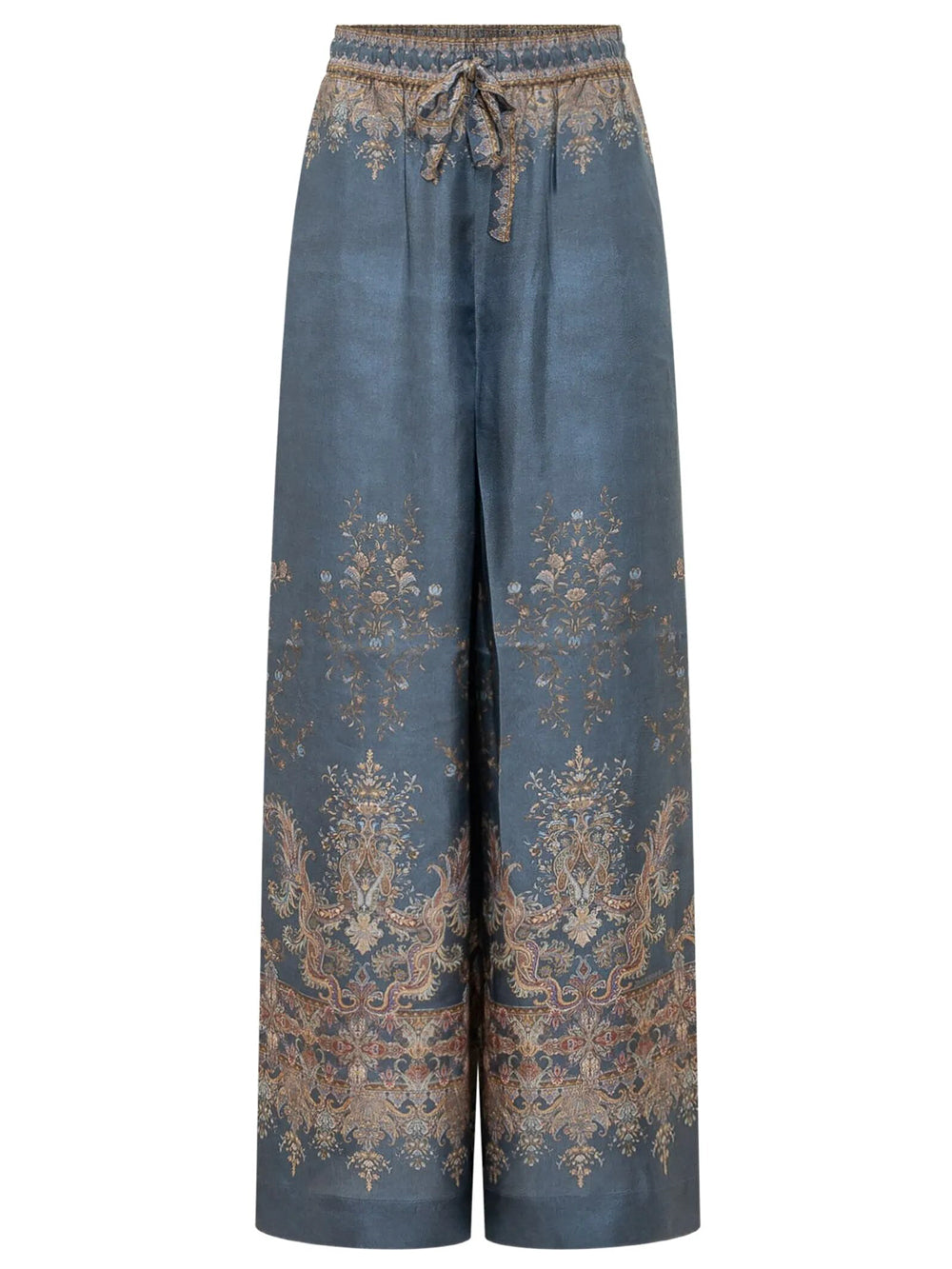Zimmermann Women Pantaloni Valiant In Seta Paisley ZIMMERMANN