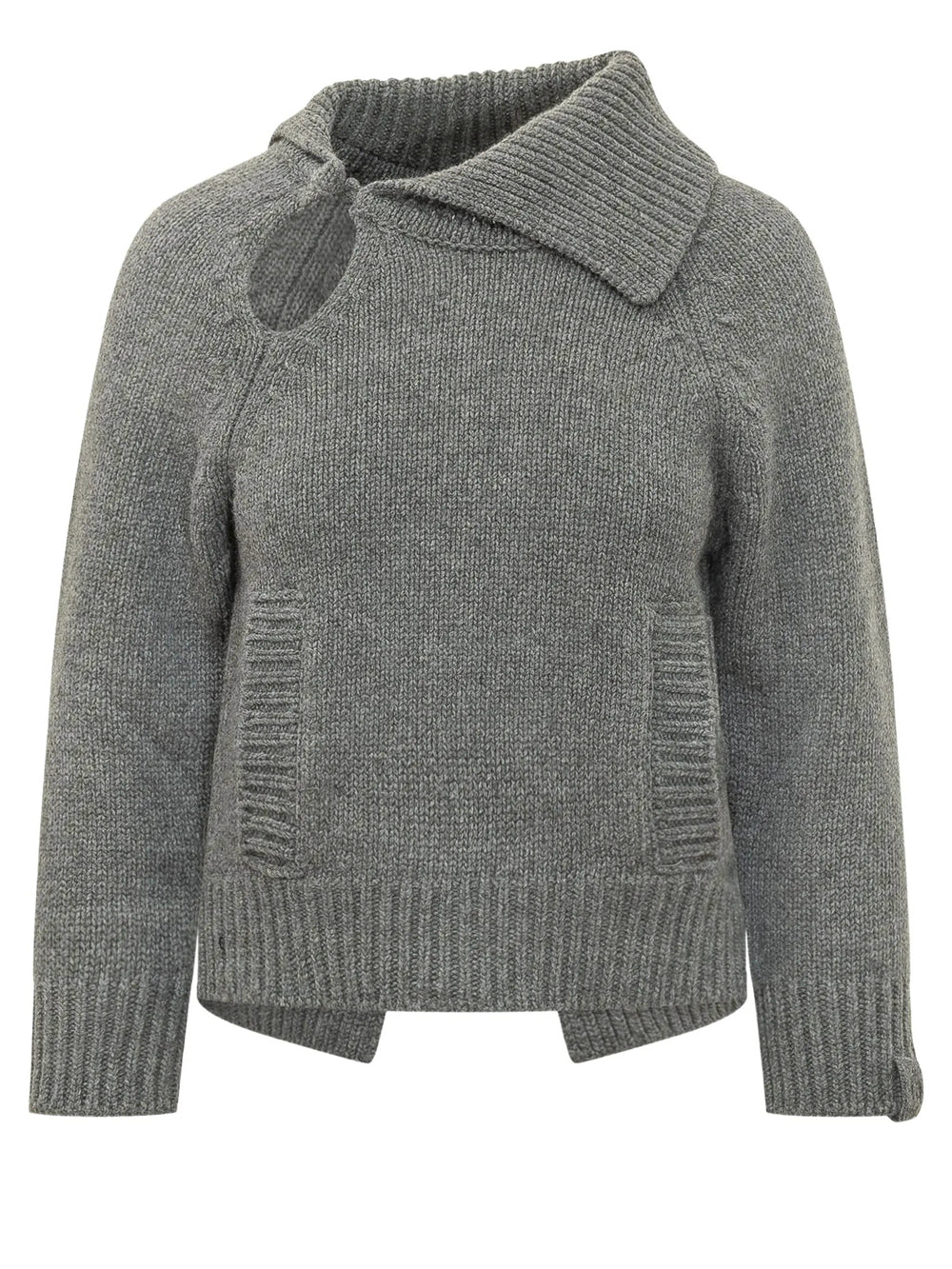Victoria Beckham Women Maglione  In Lana Con Collo Asimmetrico VICTORIA BECKHAM