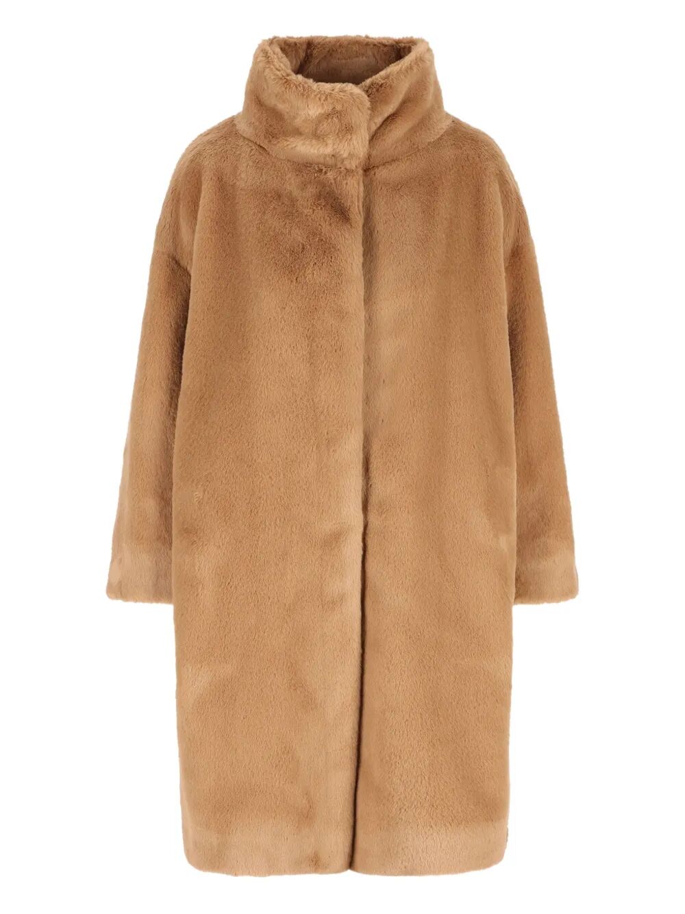 Herno Women High-Neck Faux-Fur Coat HERNO