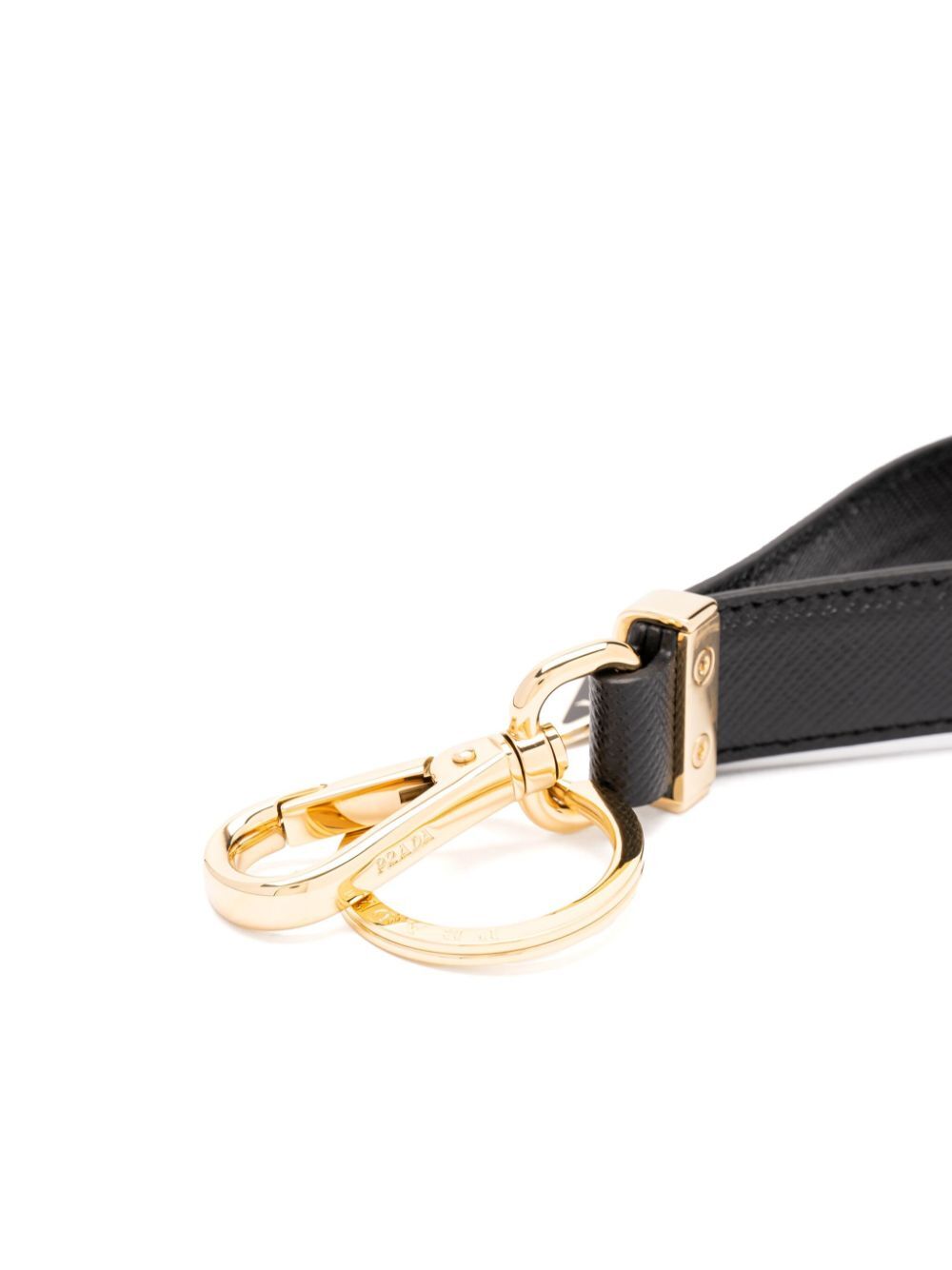 Prada Women Saffiano Leather Key Ring PRADA