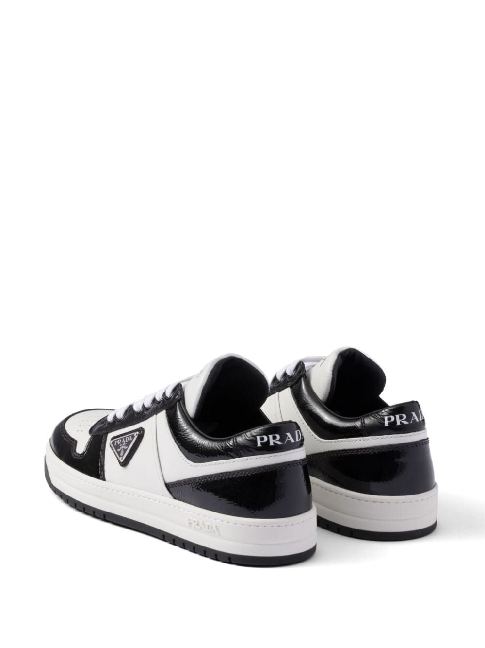Prada Women Downtown Leather Sneakers PRADA