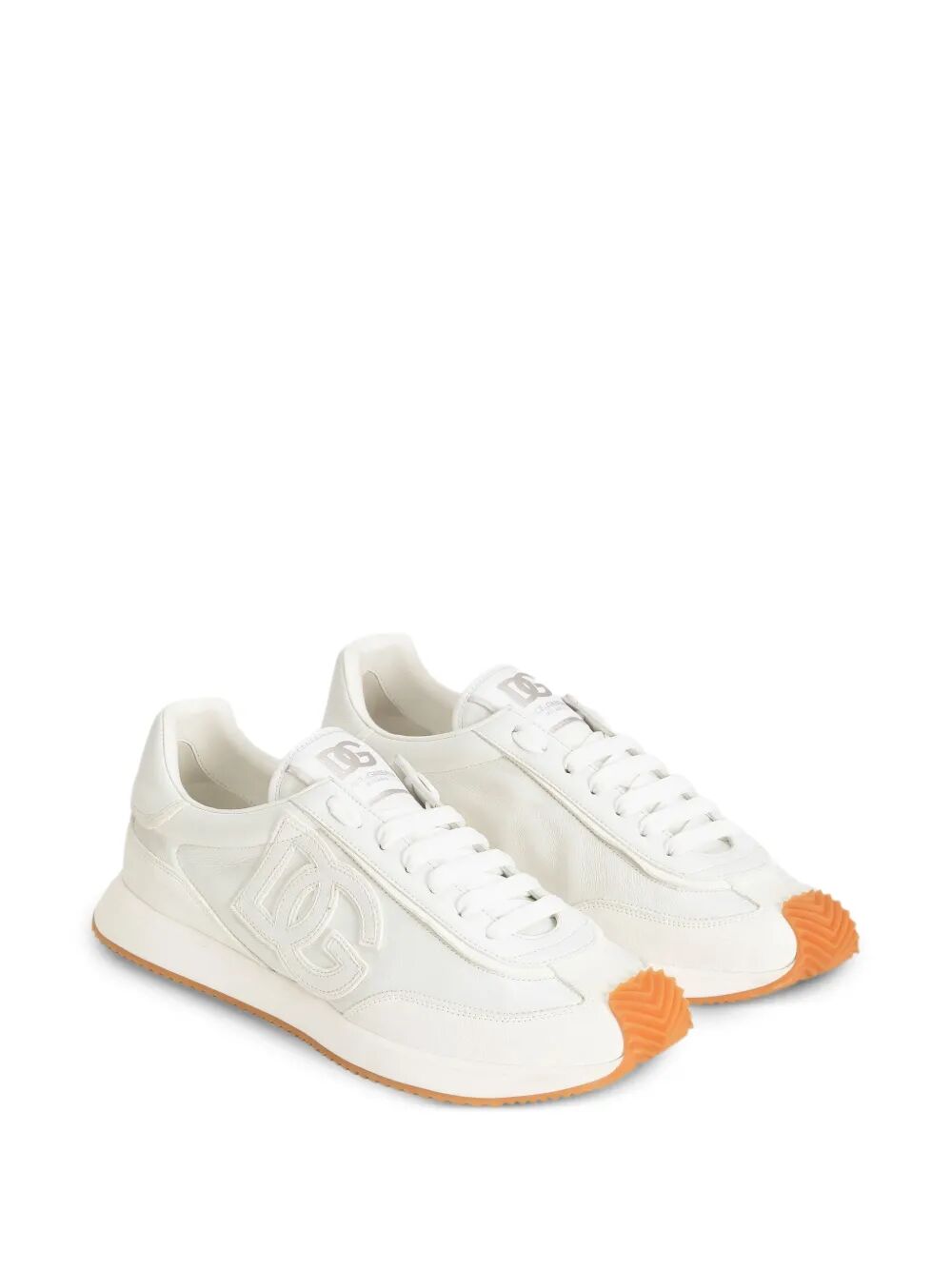 Dolce & Gabbana Men Dg Cushion Leather Sneakers DOLCE & GABBANA