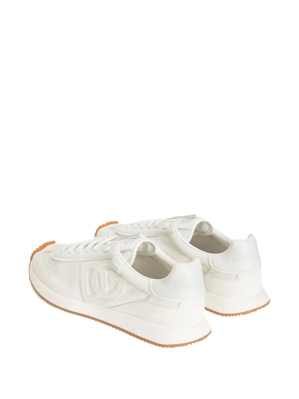 Dolce & Gabbana Men Dg Cushion Leather Sneakers DOLCE & GABBANA