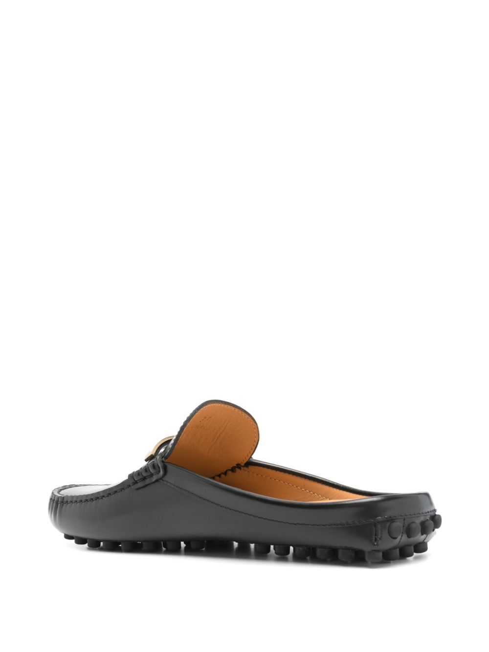 Tod's Women Branded Metal Bar Leather Gommino Mules TOD'S