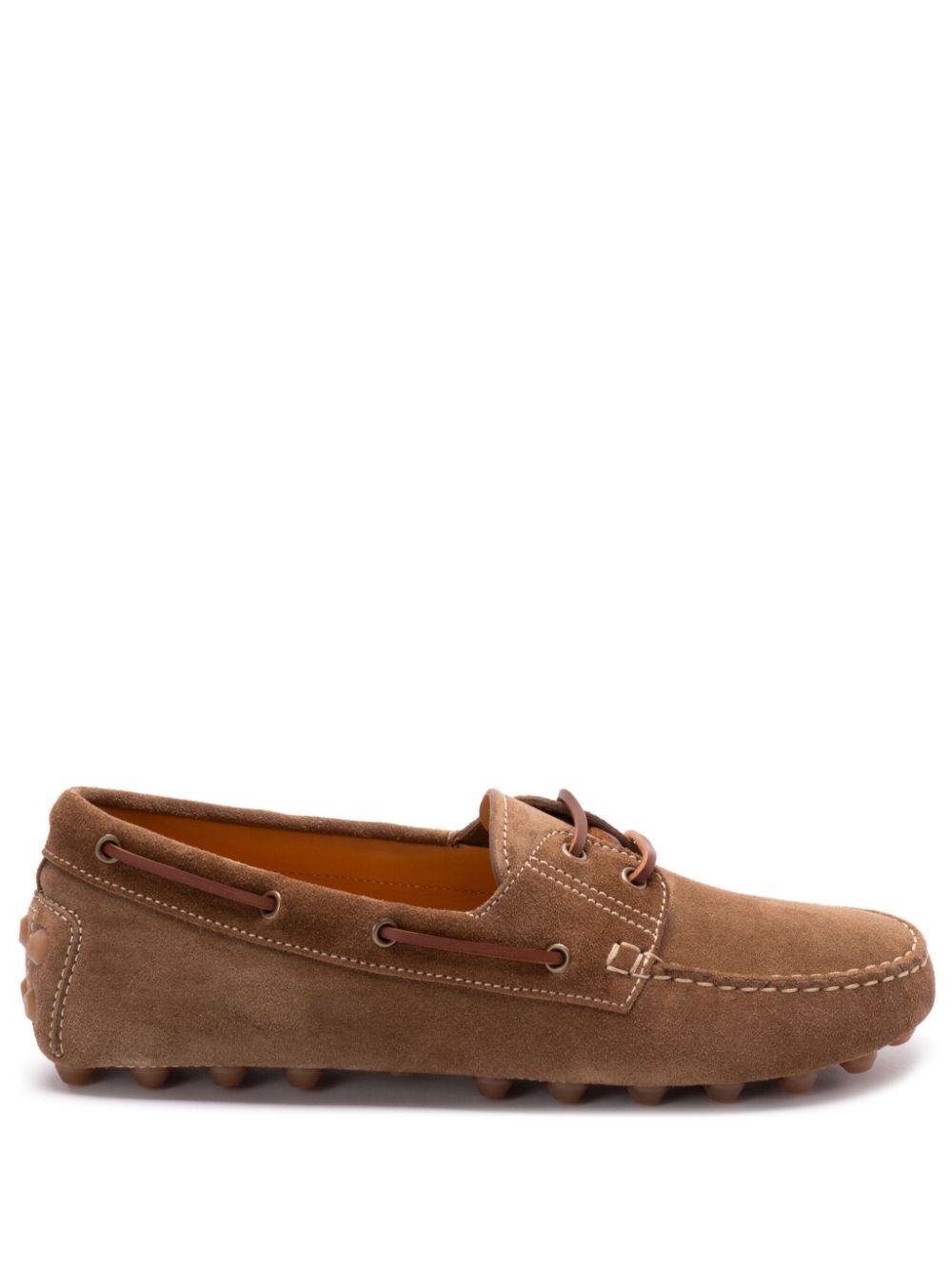 Tod's Men Suede Gommino Bubble Lace-Up Boat Loafers TOD'S