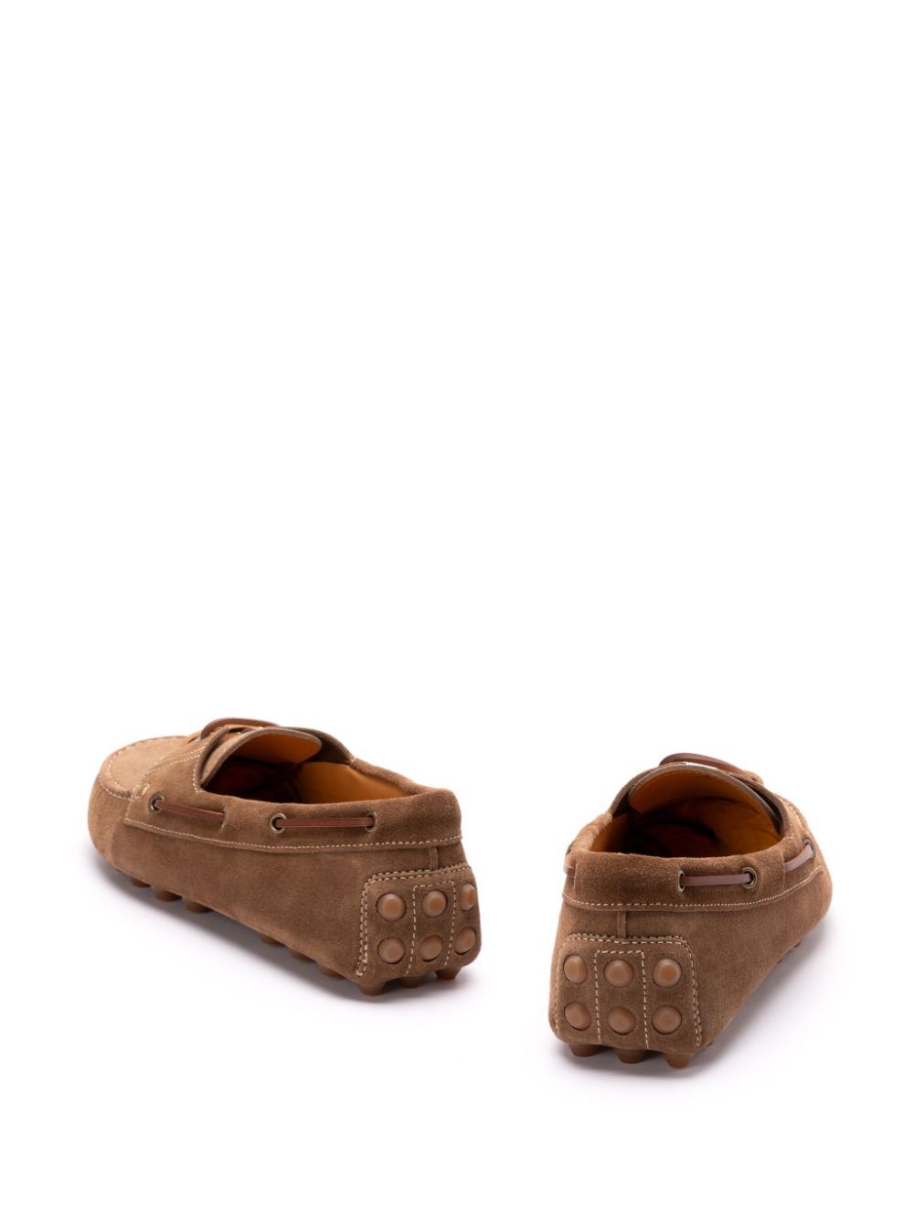 Tod's Men Suede Gommino Bubble Lace-Up Boat Loafers TOD'S