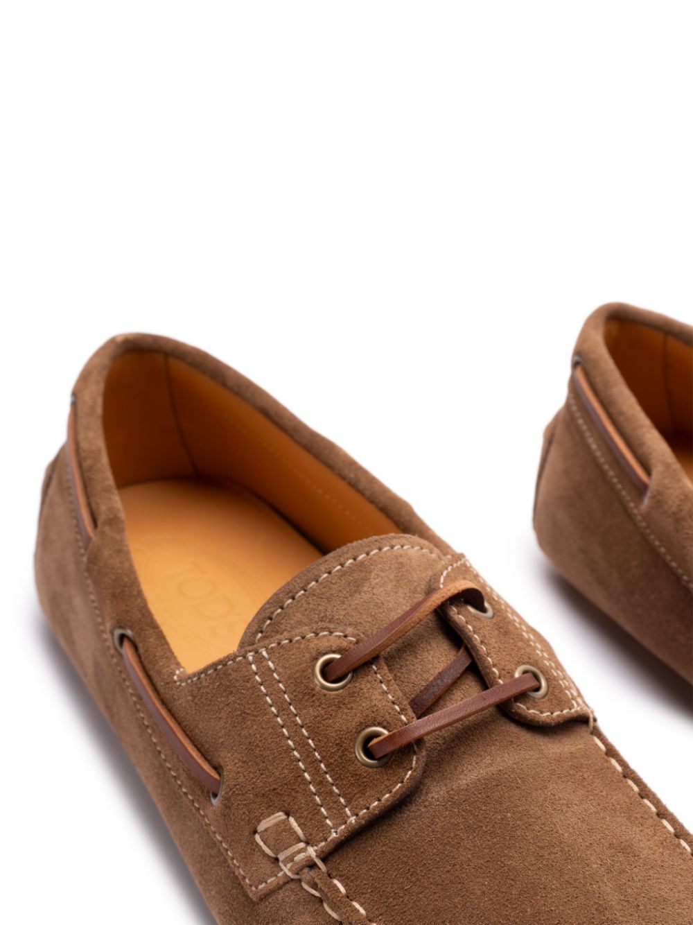 Tod's Men Suede Gommino Bubble Lace-Up Boat Loafers TOD'S