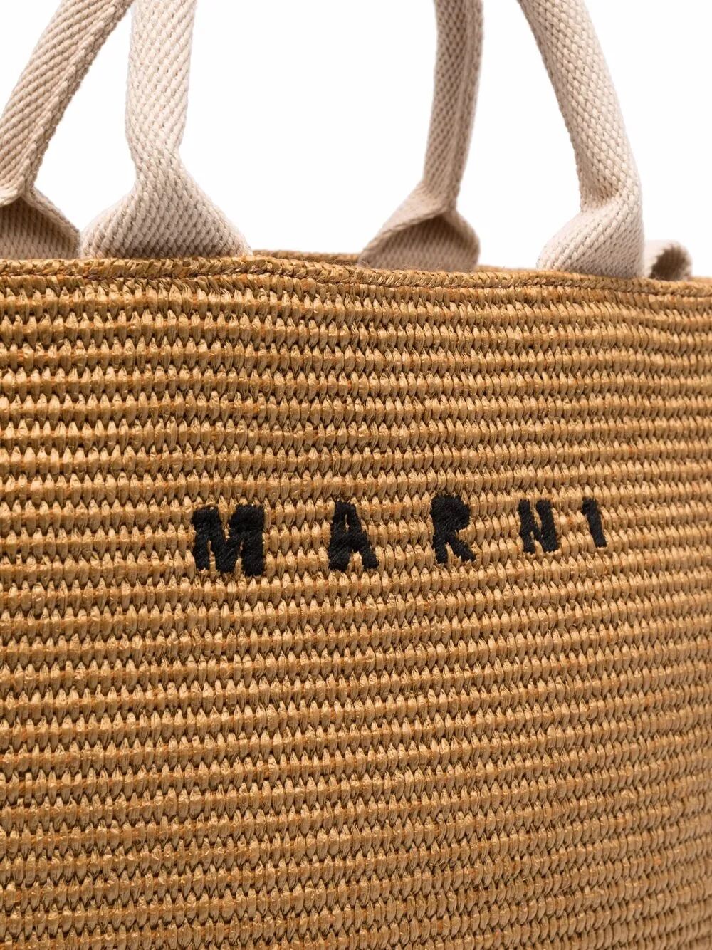 Marni Women Raffia-Effect Small Tote Bag MARNI