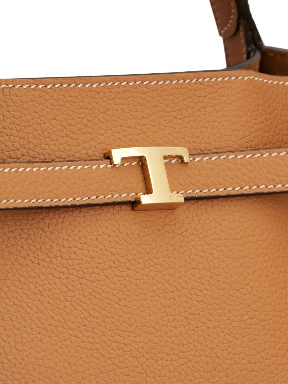 Tod's Women Small Leather Shopping Bag With T Timeless Accessory