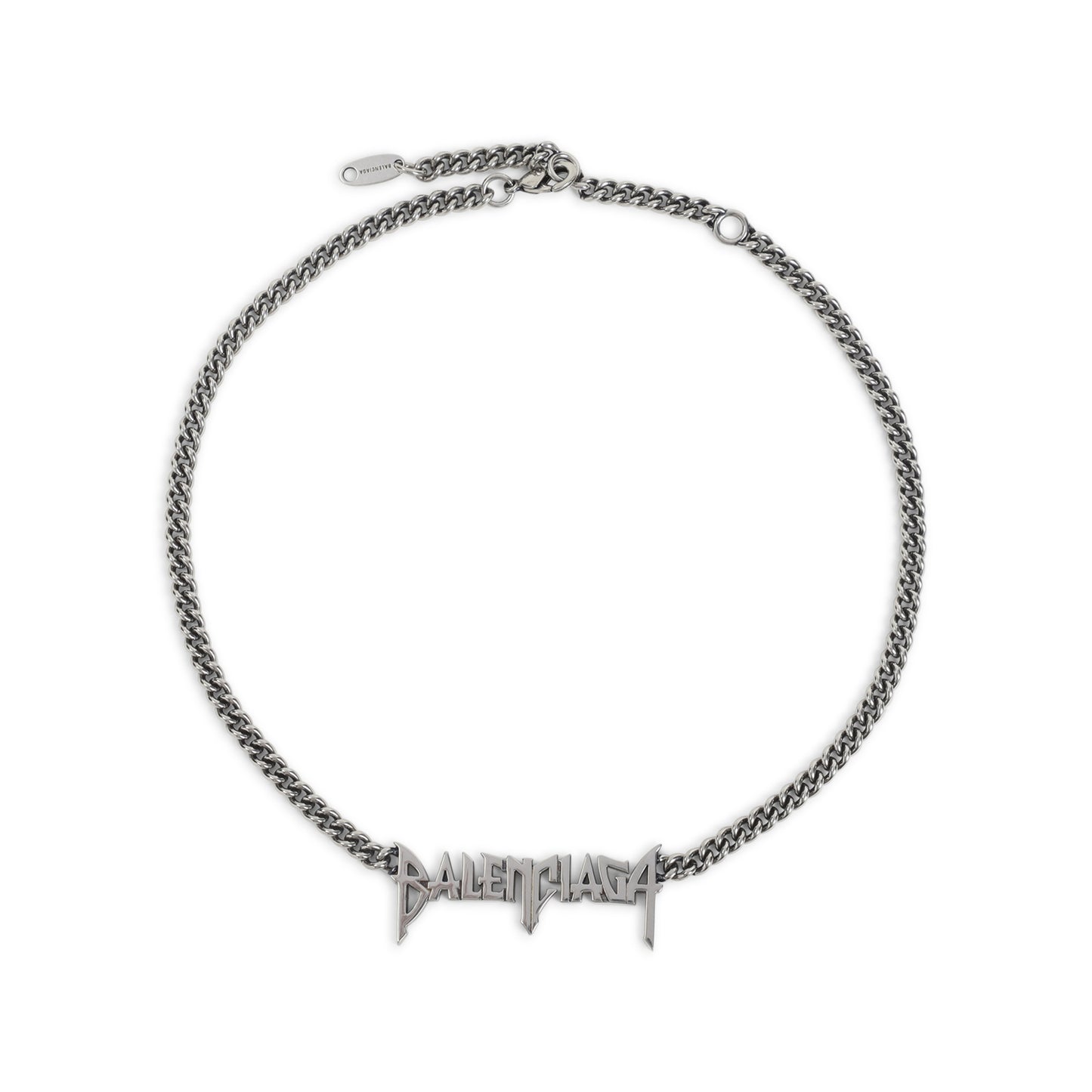 Balenciaga Typo Metal Necklace Men BALENCIAGA