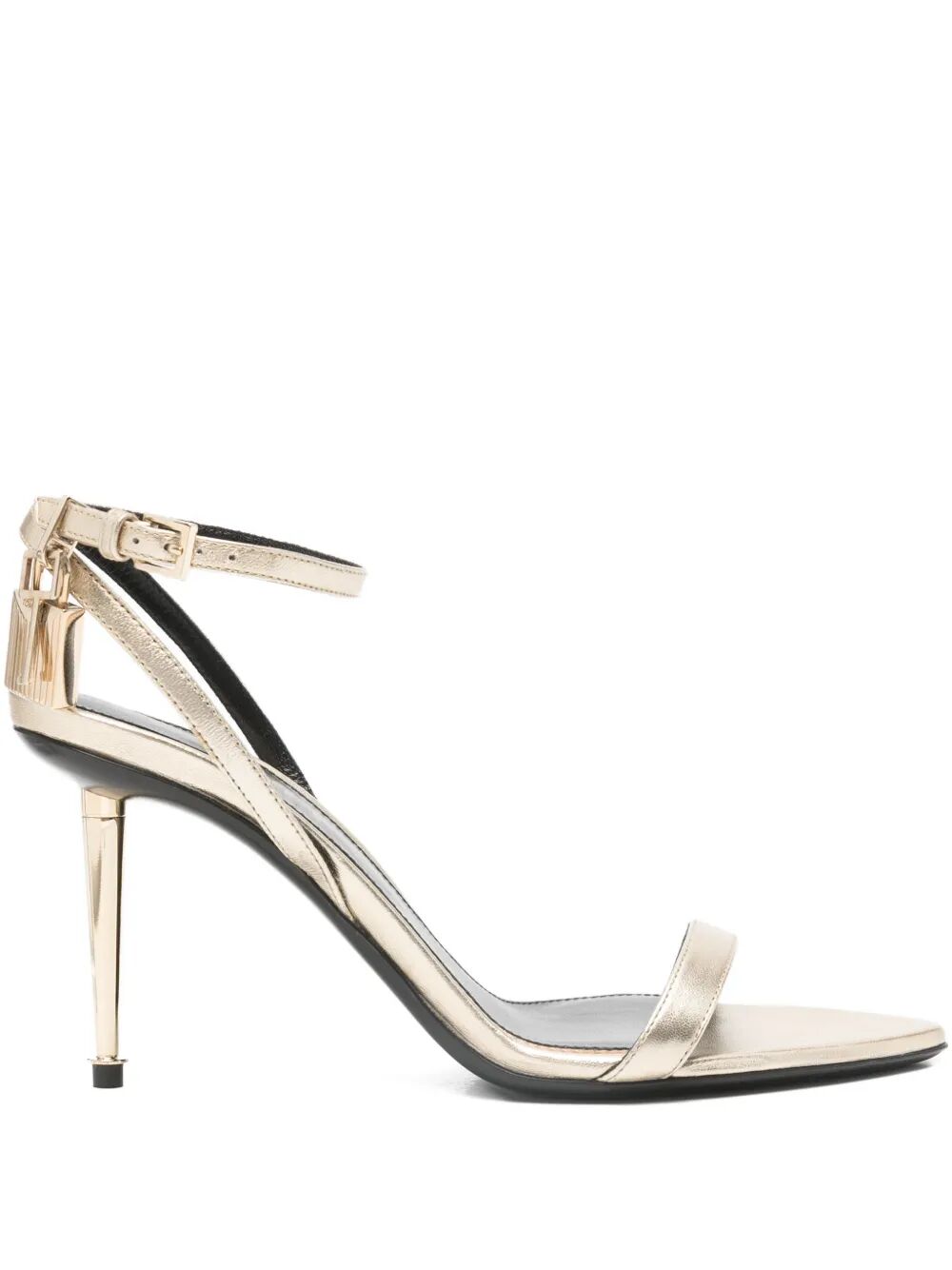 Tom Ford Women Ankle-Strap Padlock 90 Mid Heel Sandals TOM FORD