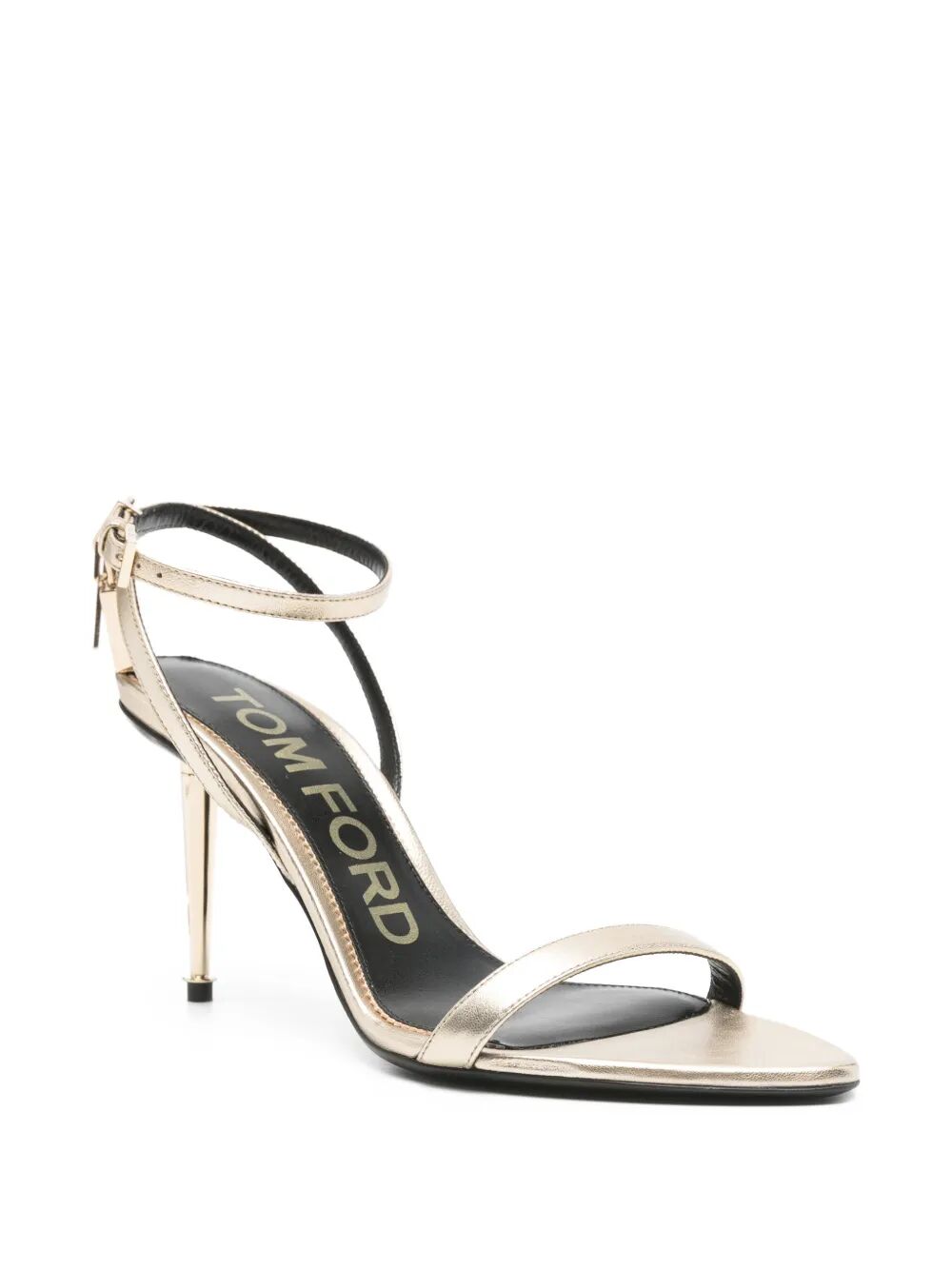 Tom Ford Women Ankle-Strap Padlock 90 Mid Heel Sandals TOM FORD
