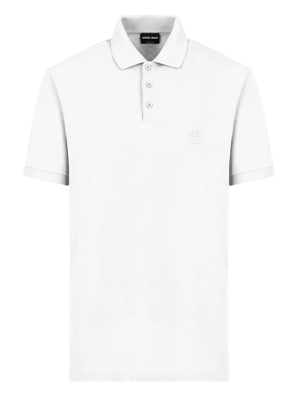 Giorgio Armani Men Stretch Cotton Piqué Polo Shirt GIORGIO ARMANI
