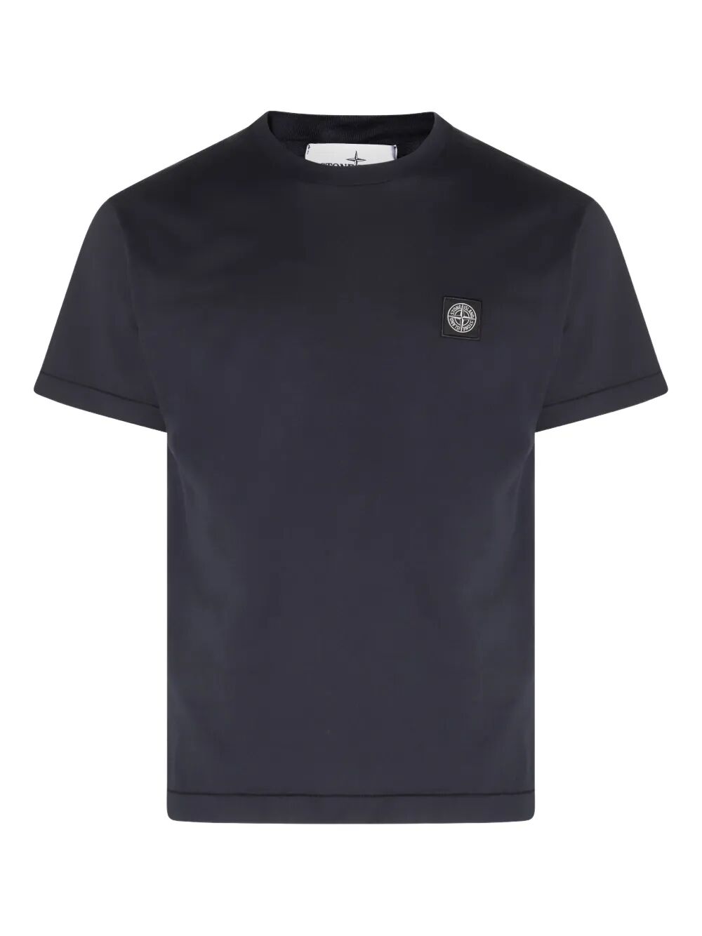 Stone Island Men Slim Fit Cotton Jersey T-Shirt With Compass Patch STONE ISLAND
