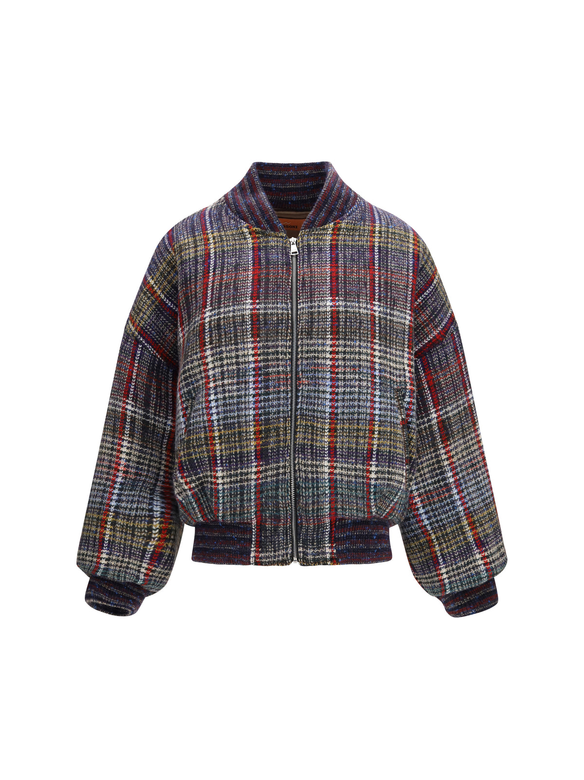 Missoni Women Caperdoni Check Wool Bomber MISSONI