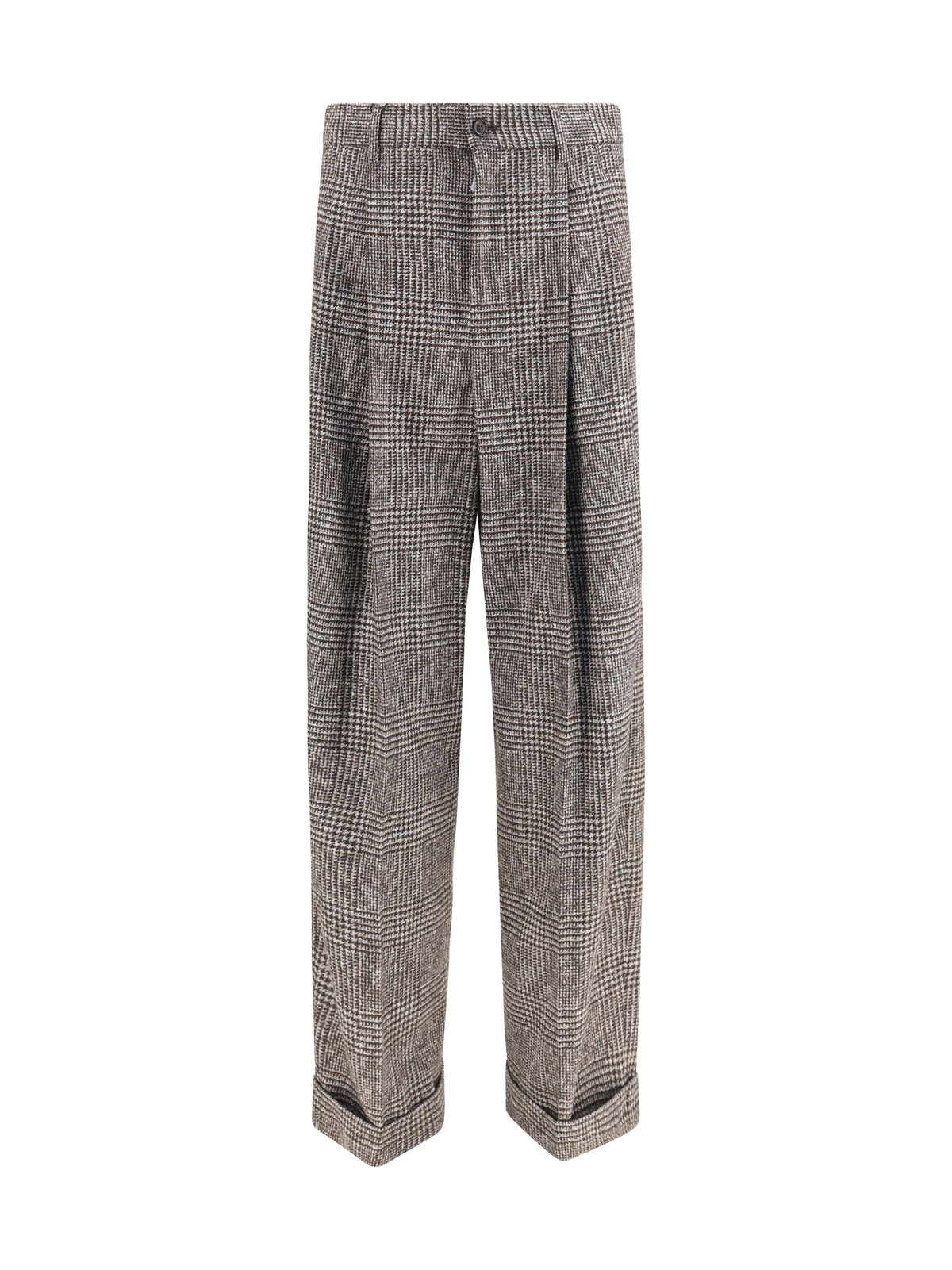 Dolce & Gabbana Men Alpaca Blend Prince Of Wales Pants DOLCE & GABBANA