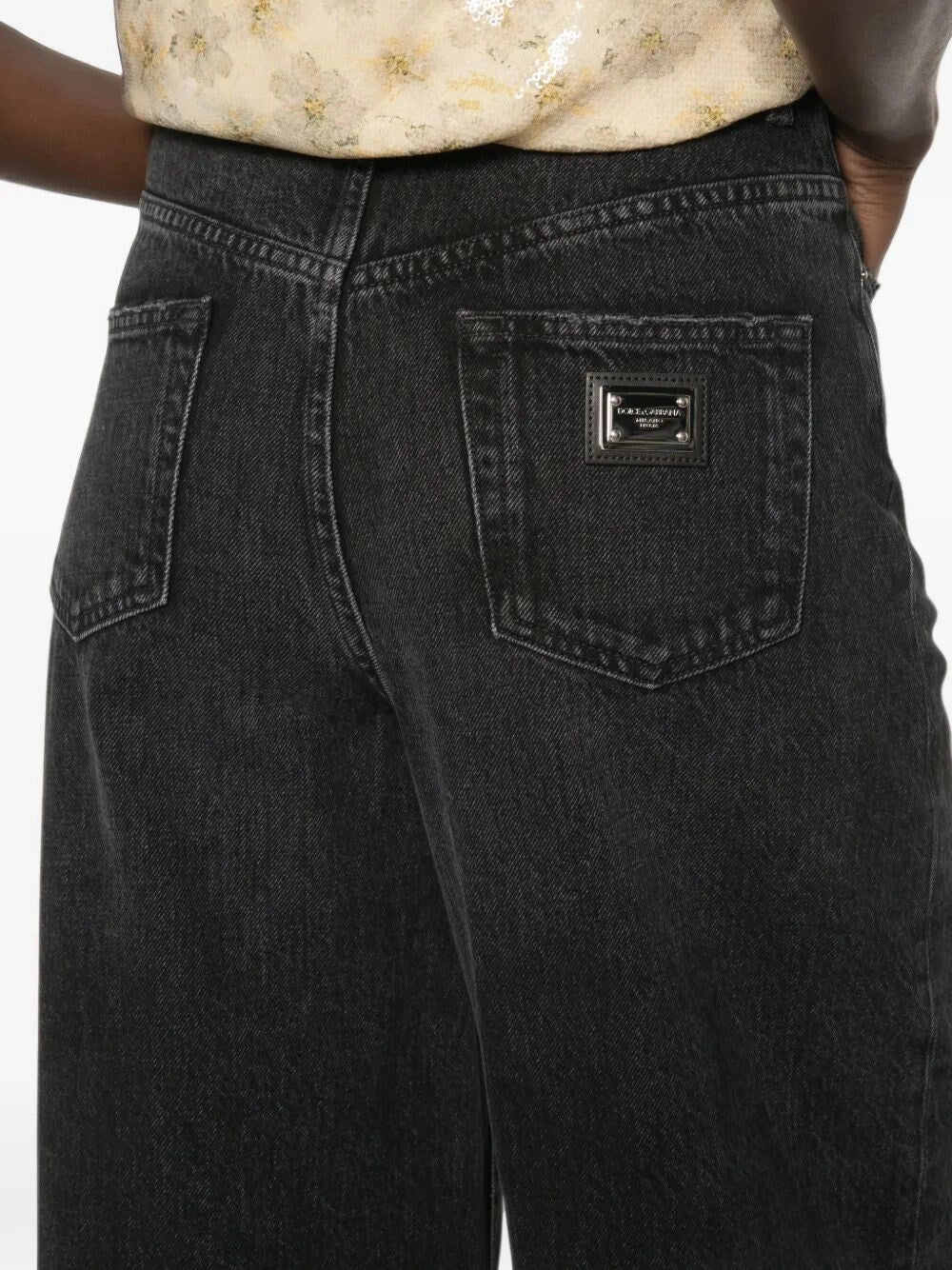 Dolce & Gabbana Women Wide Leg Jeans DOLCE & GABBANA