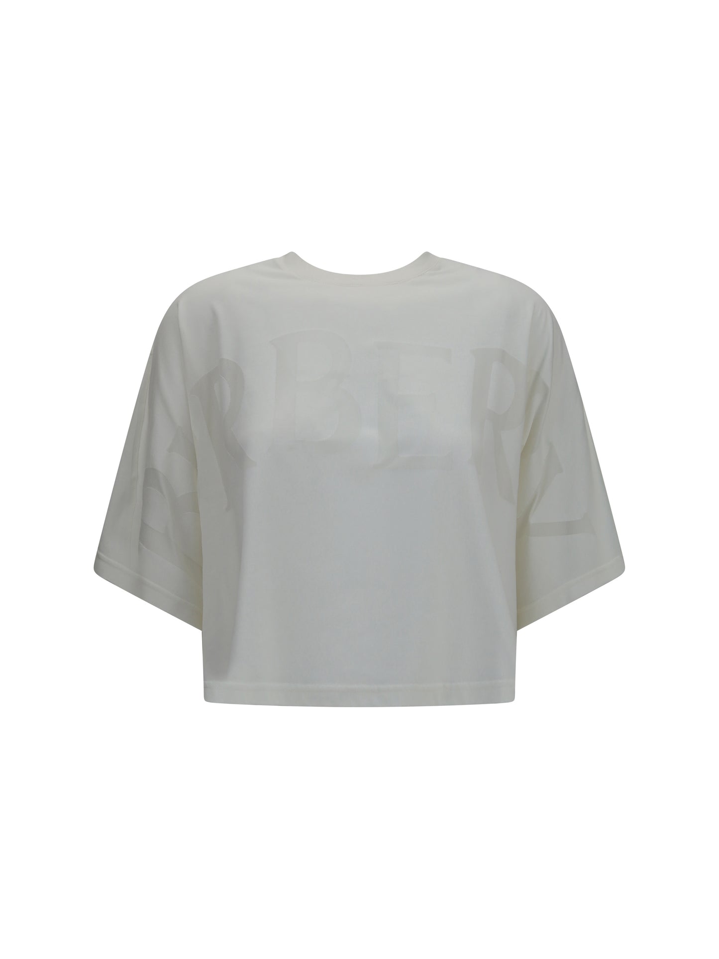 Burberry Women Logo Cotton T-Shirt BURBERRY