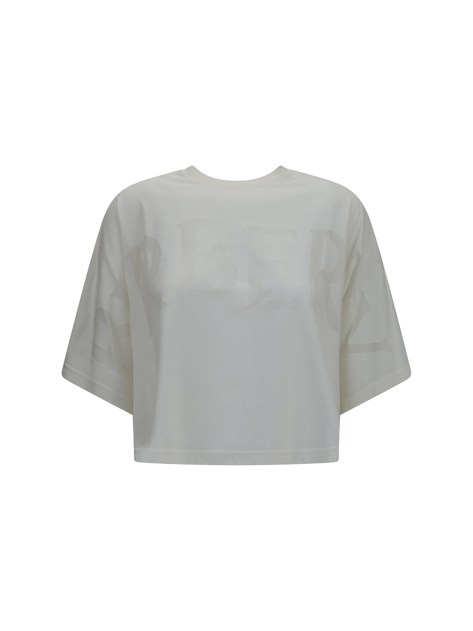 Burberry Women Logo Cotton T-Shirt BURBERRY