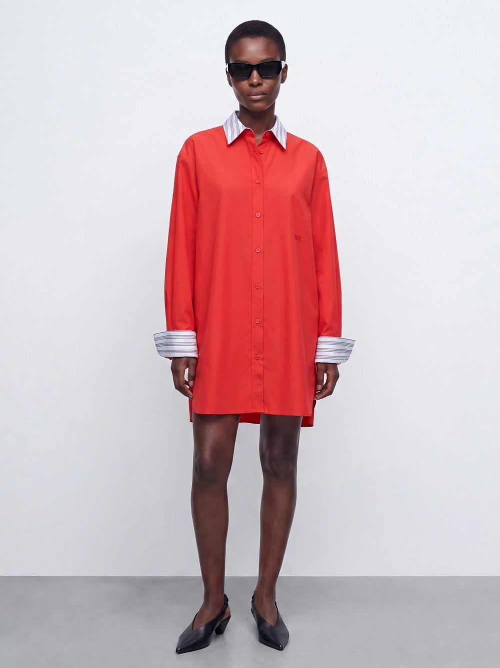 Loewe Women Popeline Mini Dress LOEWE