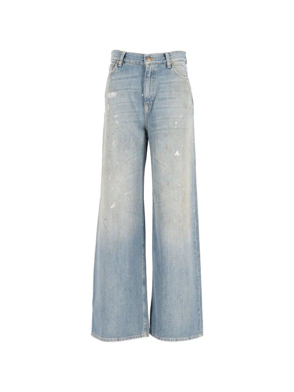 Golden Goose Women Jeans With Embroidered Logo GOLDEN GOOSE