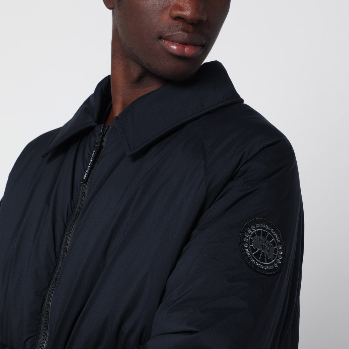 Canada Goose Nocturne Blue Zip-Up Padded Jacket Men CANADA GOOSE
