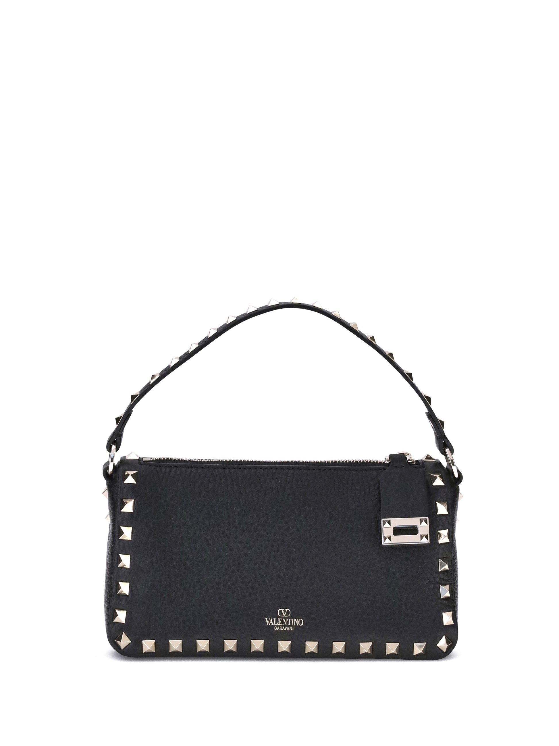 Valentino Garavani Women Rockstud Leather Shoulder Bag VALENTINO GARAVANI