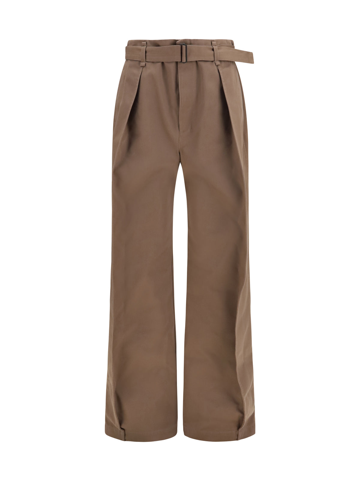 Lemaire Women Rounded Poly-Cotton Twill Pants LEMAIRE