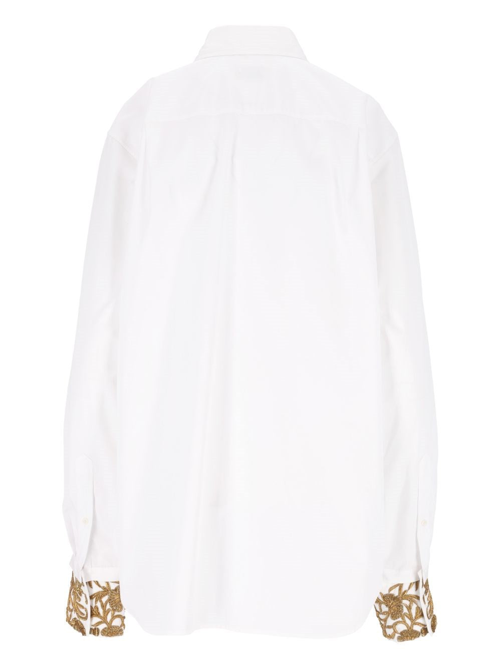 Dries Van Noten Women Shirt With Floral Embroidered Applications DRIES VAN NOTEN