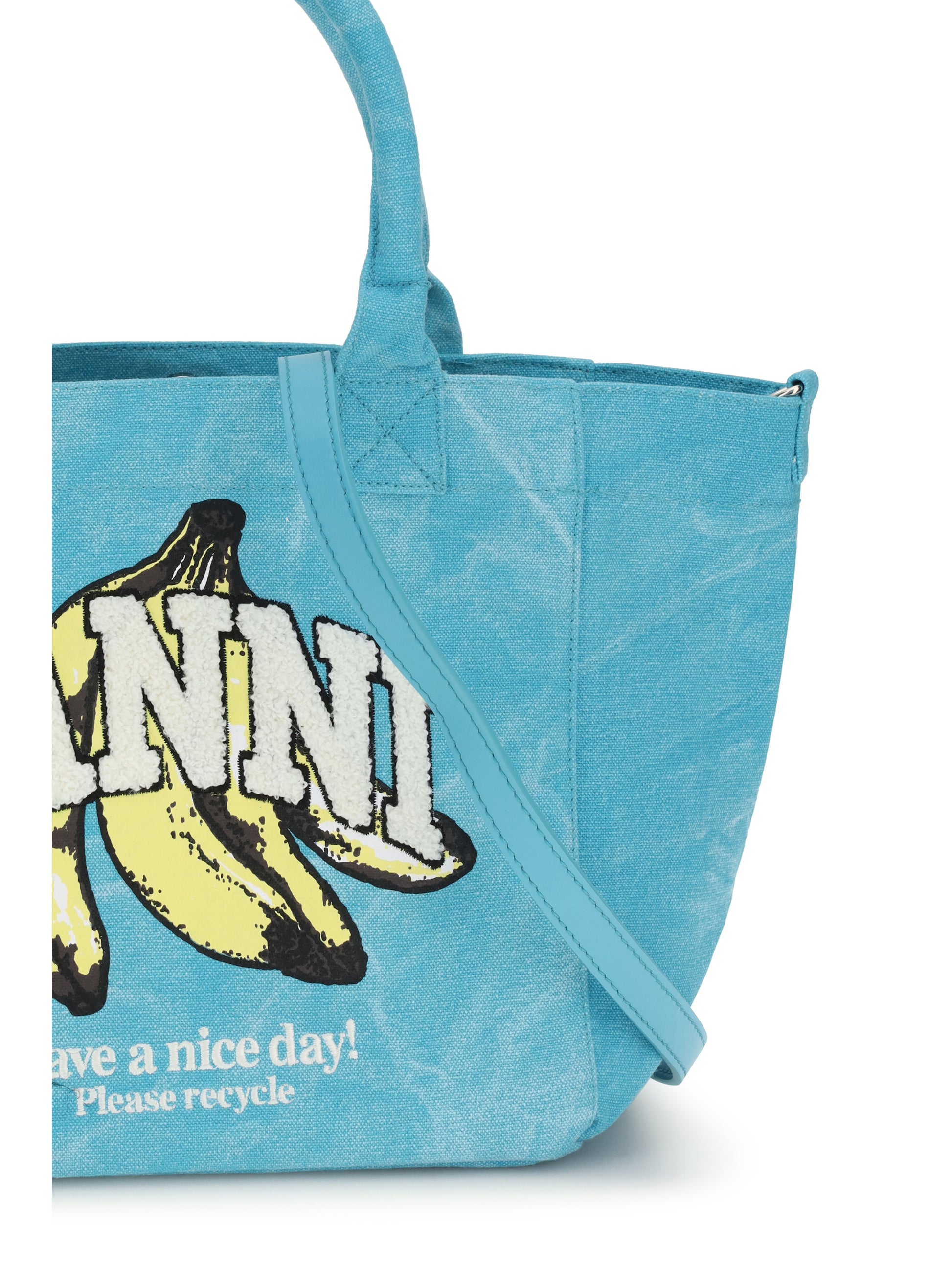 Ganni Women Banana Print Tote Bag GANNI