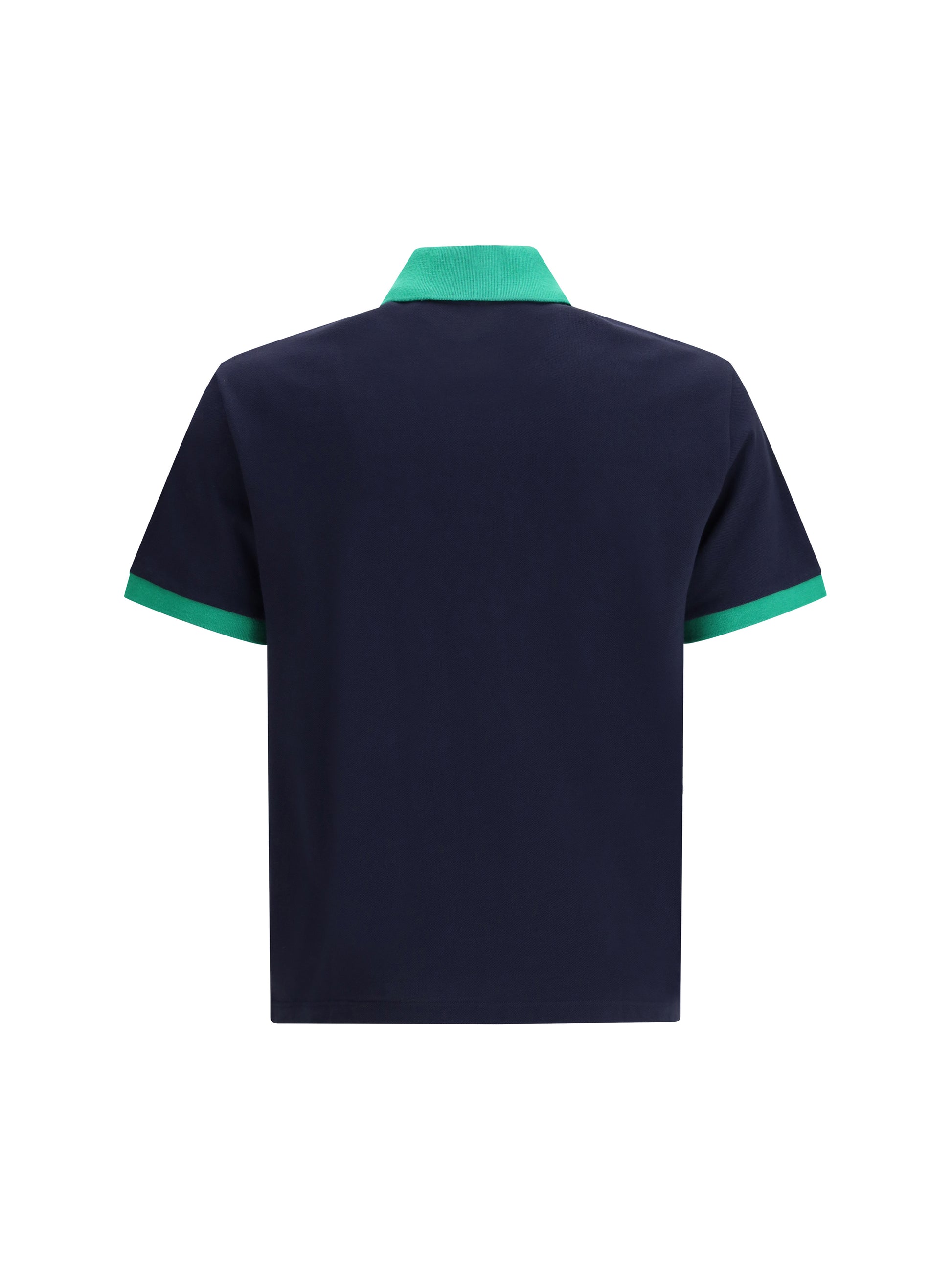 Versace Men Polo In Cotton Piqué With Embroidery VERSACE