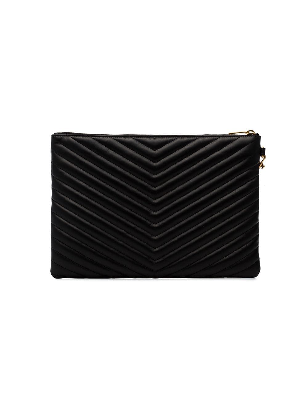 Saint Laurent Women Cassandre Matelassé Leather Tablet Pouch SAINT LAURENT