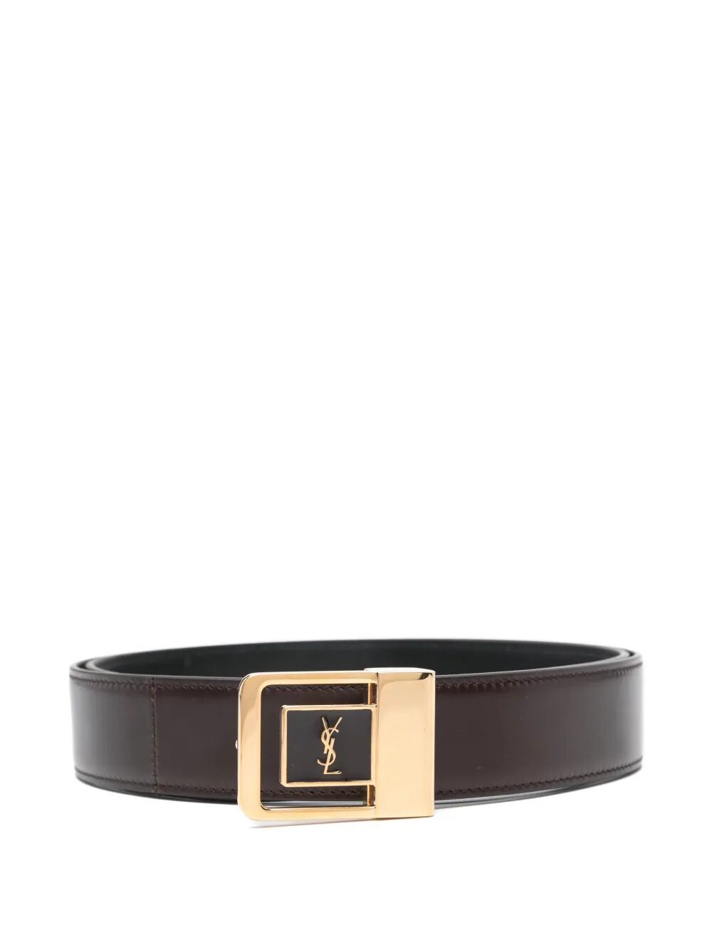 Saint Laurent Men La 66 Belt In Smooth Leather SAINT LAURENT