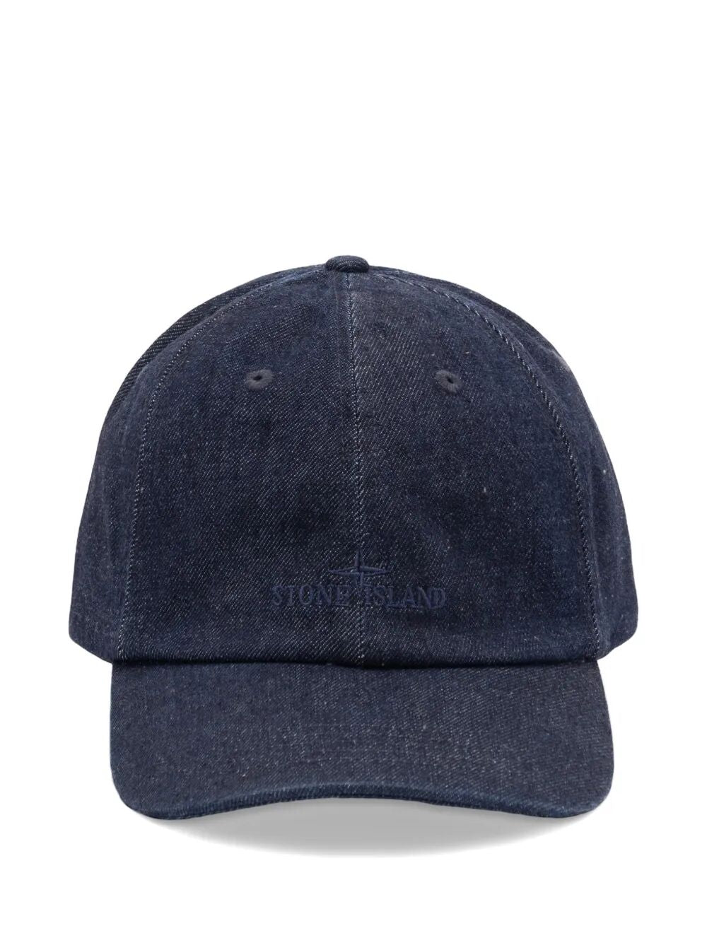 Stone Island Men Denim Collection: Cappellino Con Logo Ricamato STONE ISLAND