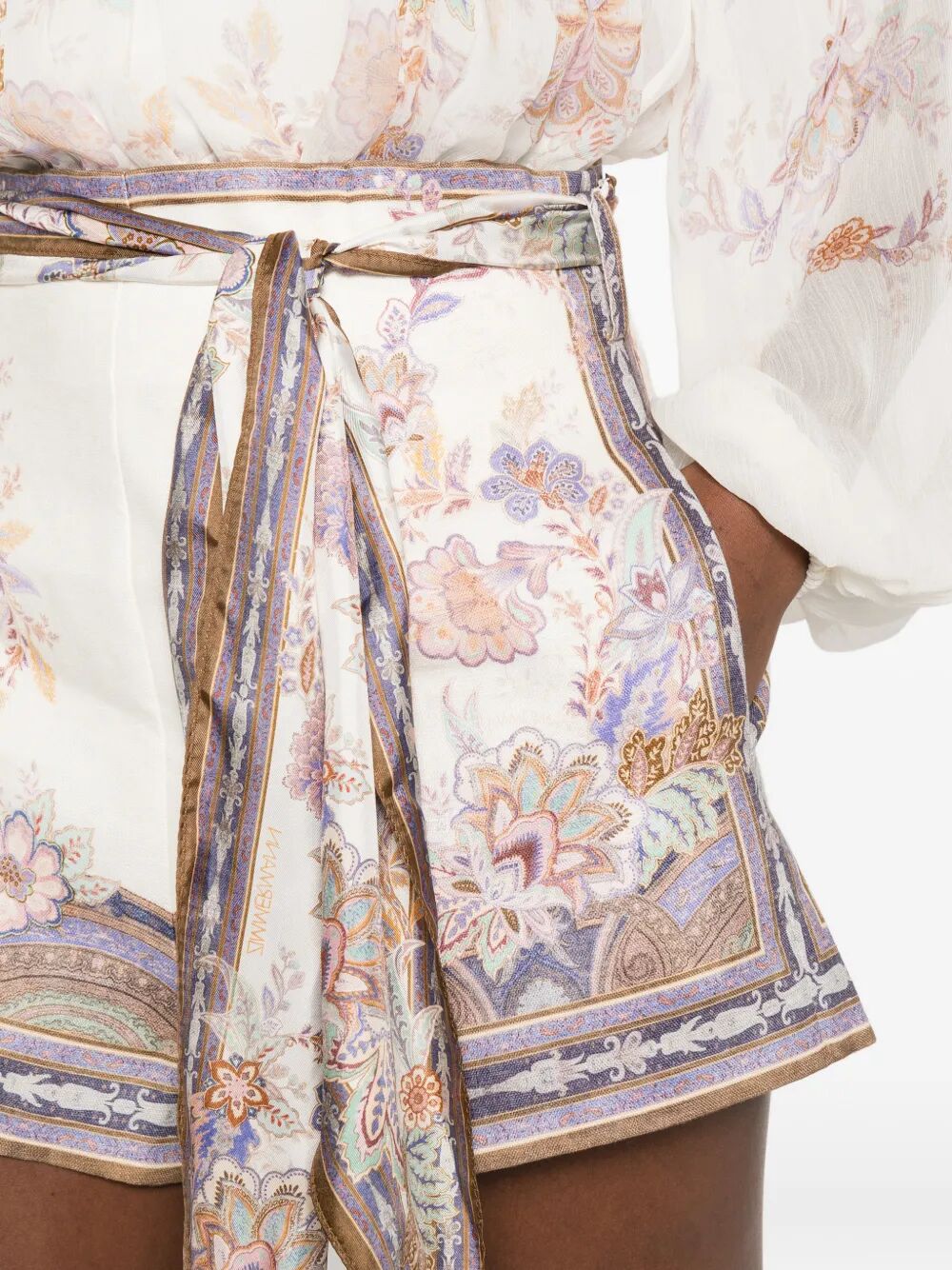 Zimmermann Women Luna Scarf Tie Short ZIMMERMANN