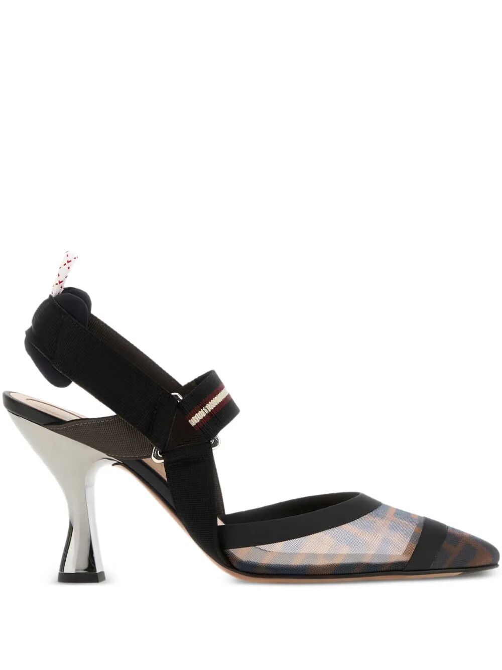 Fendi Women Colibri Rete Ff+El+Nas.Bic Sling Back FENDI