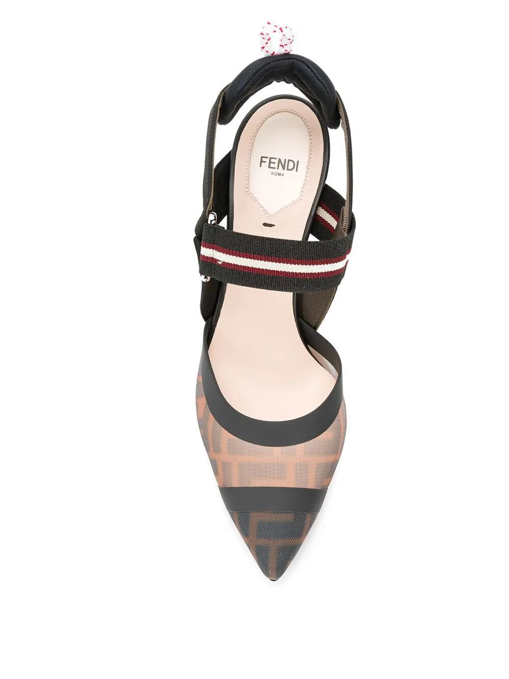 Fendi Women Colibri Rete Ff+El+Nas.Bic Sling Back FENDI