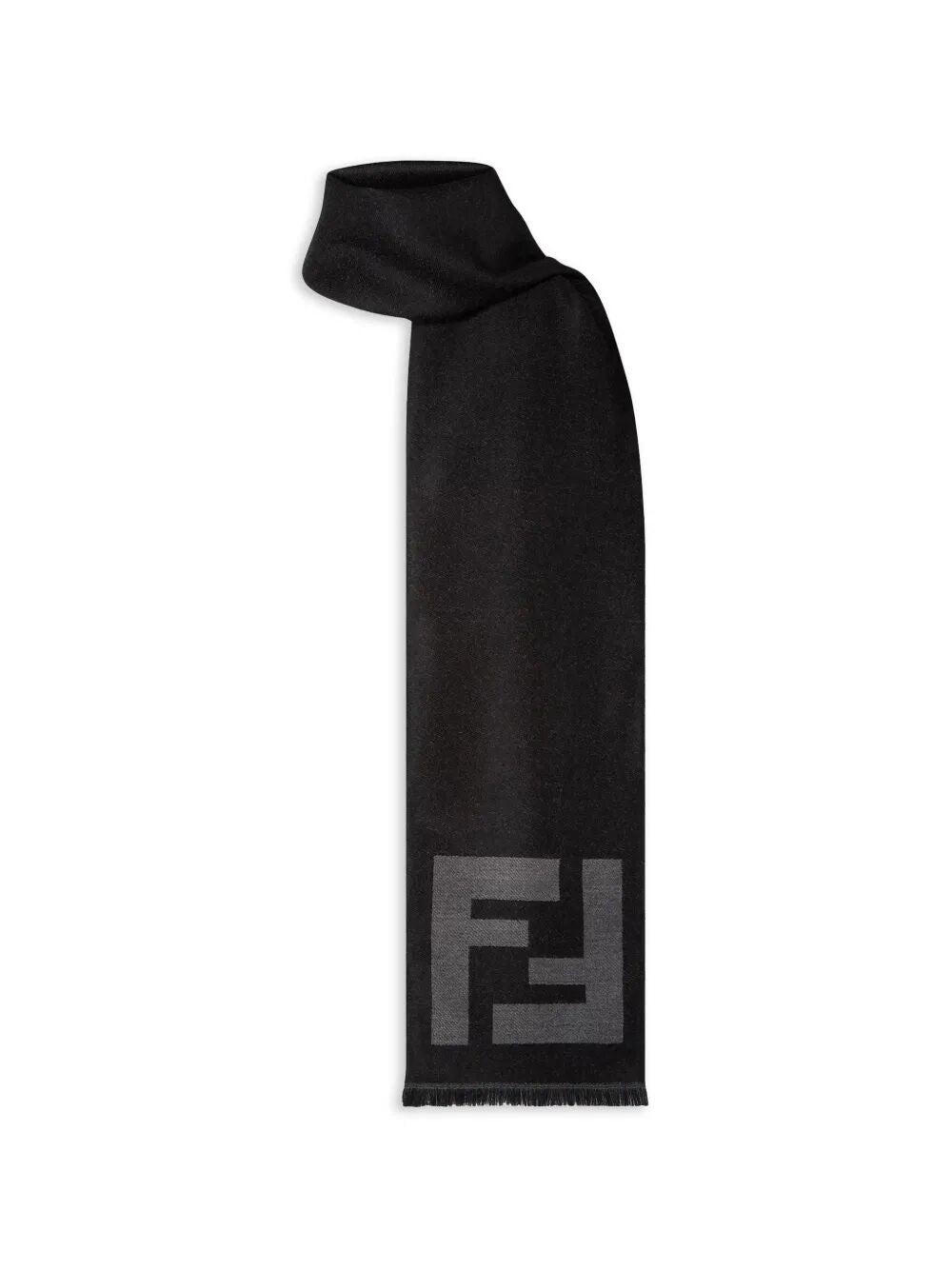 Fendi Men Sciarpa Logo Ff FENDI