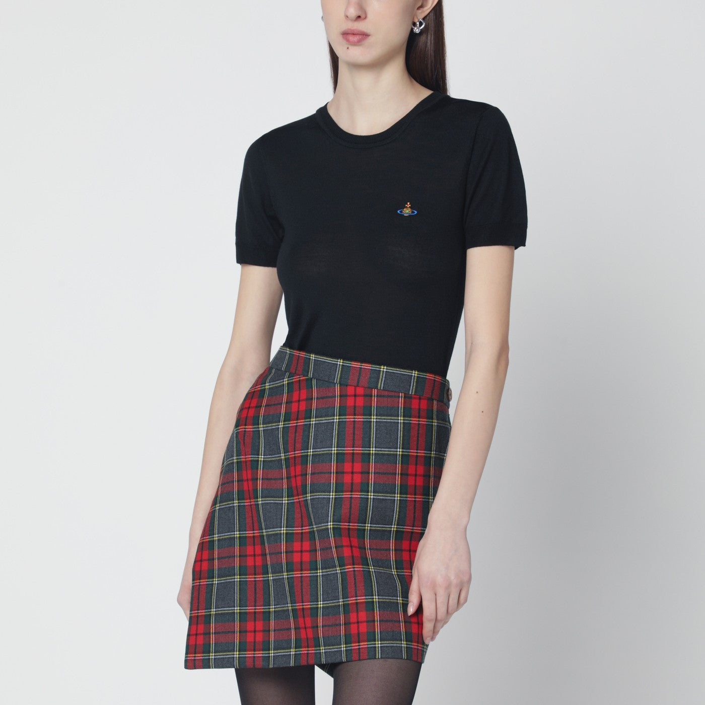 Vivienne Westwood Black Bea Wool And Silk Top Women VIVIENNE WESTWOOD