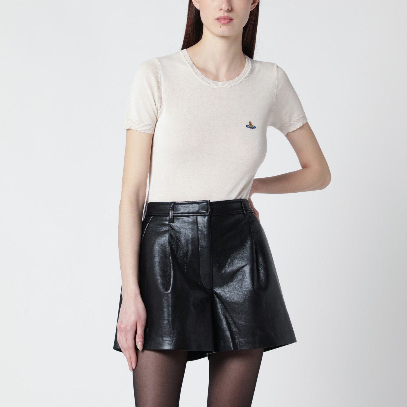 Vivienne Westwood Bea Cream Cotton Top Women VIVIENNE WESTWOOD