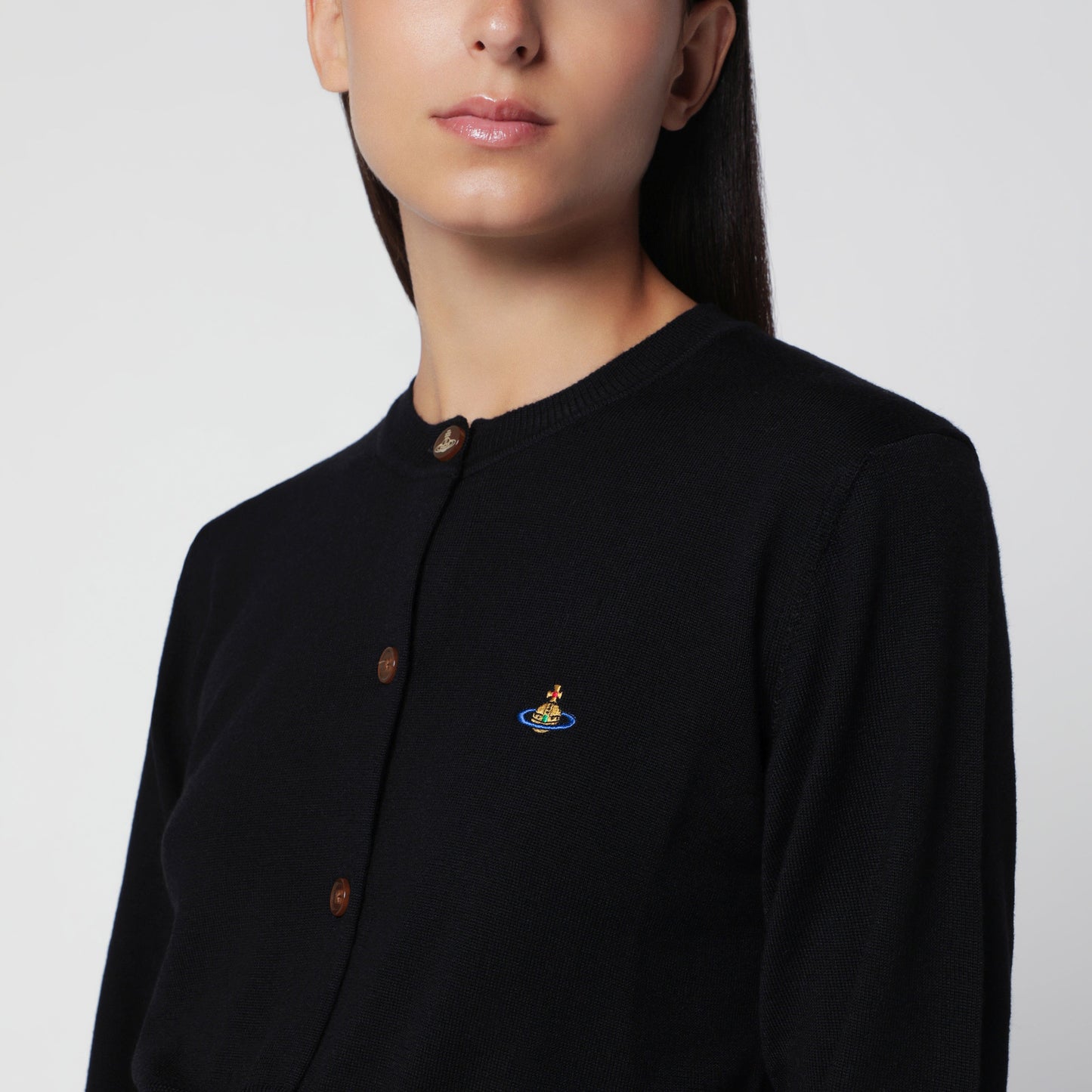 Vivienne Westwood Black Bea Cropped Cardigan Women VIVIENNE WESTWOOD
